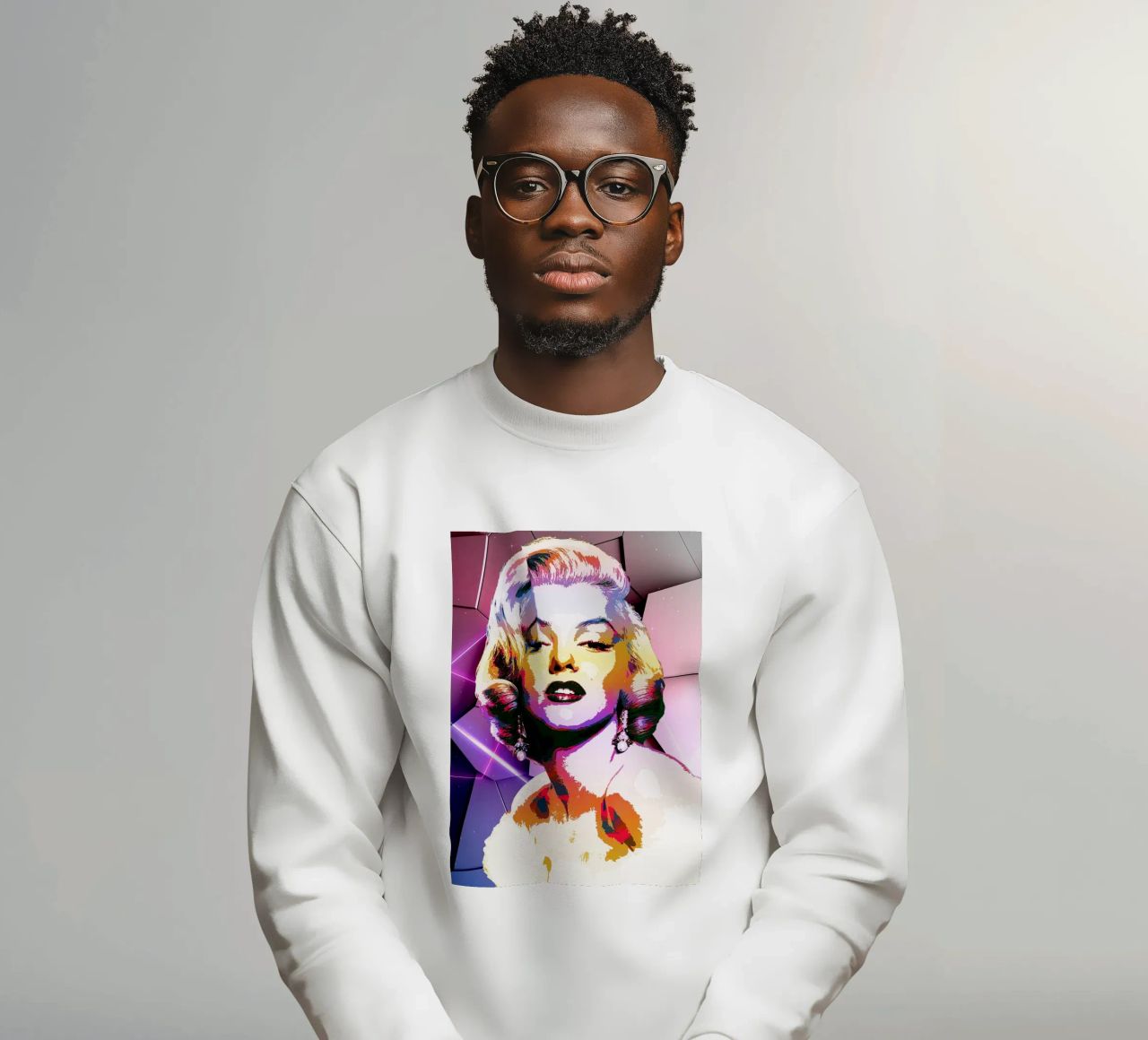 Colore di Monroe felpa da neonartroom