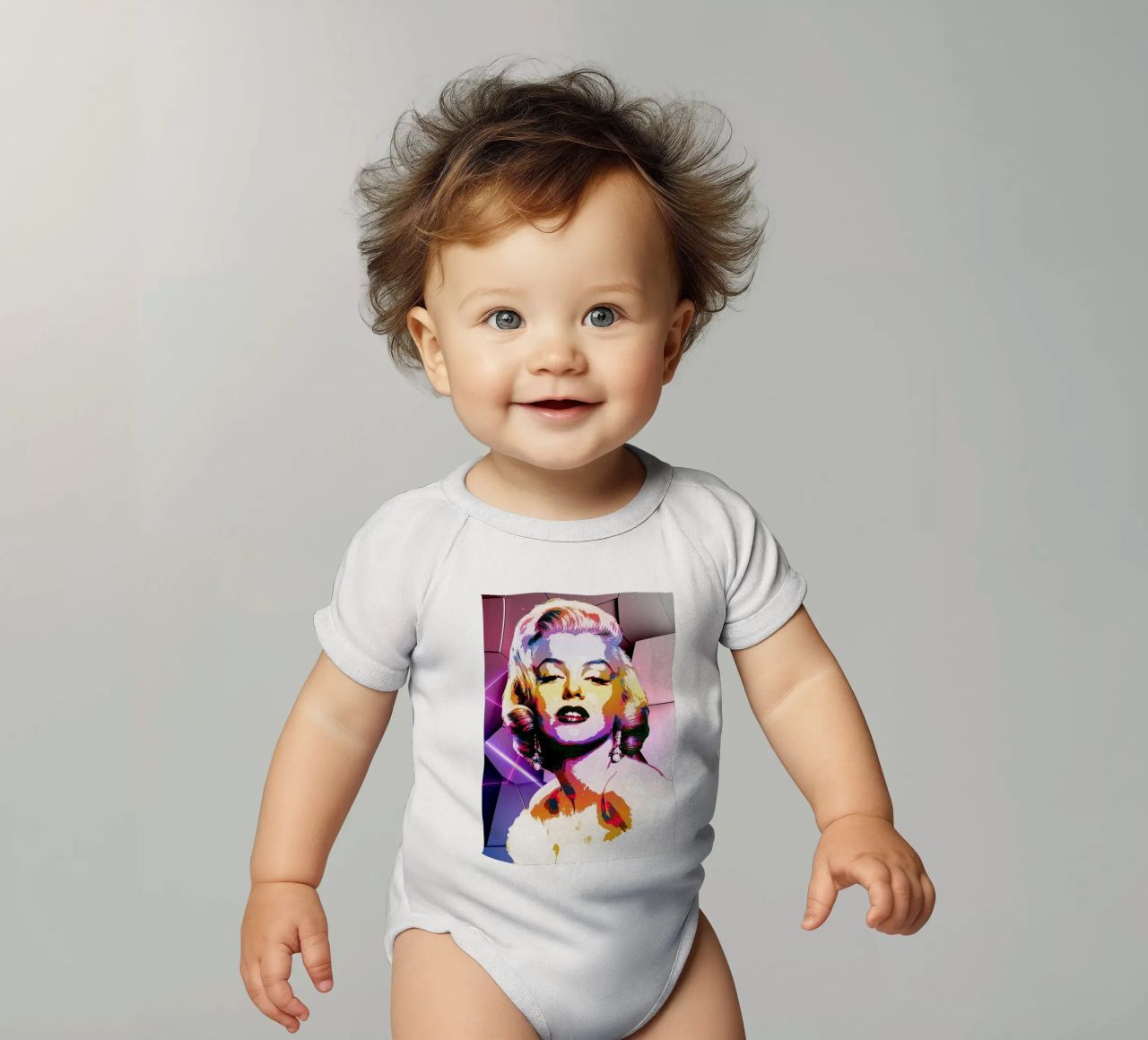 Colore di Monroe body neonato maniche corte da neonartroom