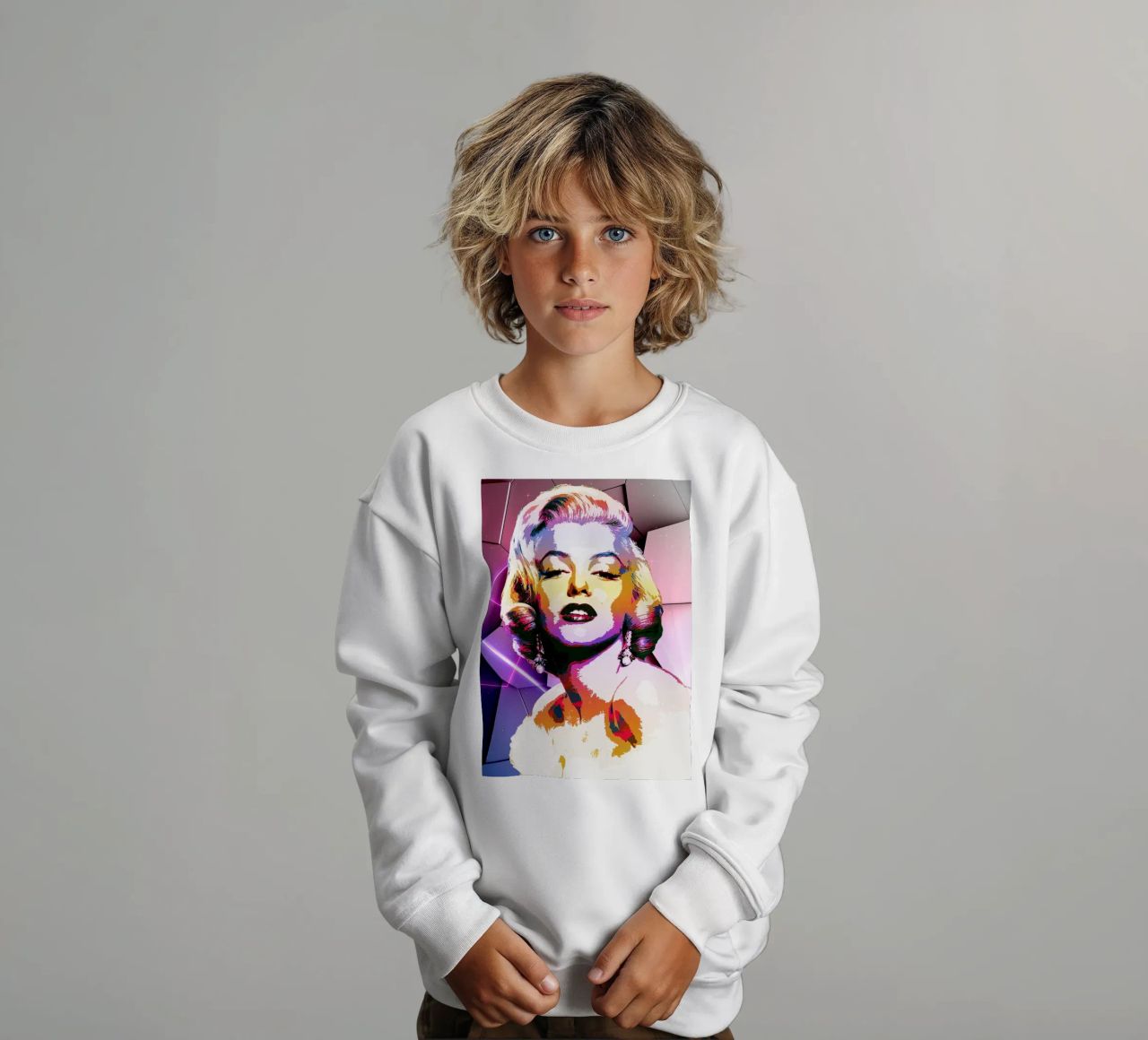 Colore di Monroe felpa bambino da neonartroom