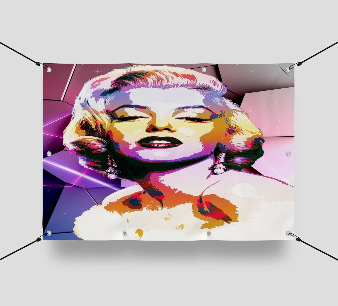 Colore di Monroe telo in pvc da neonartroom
