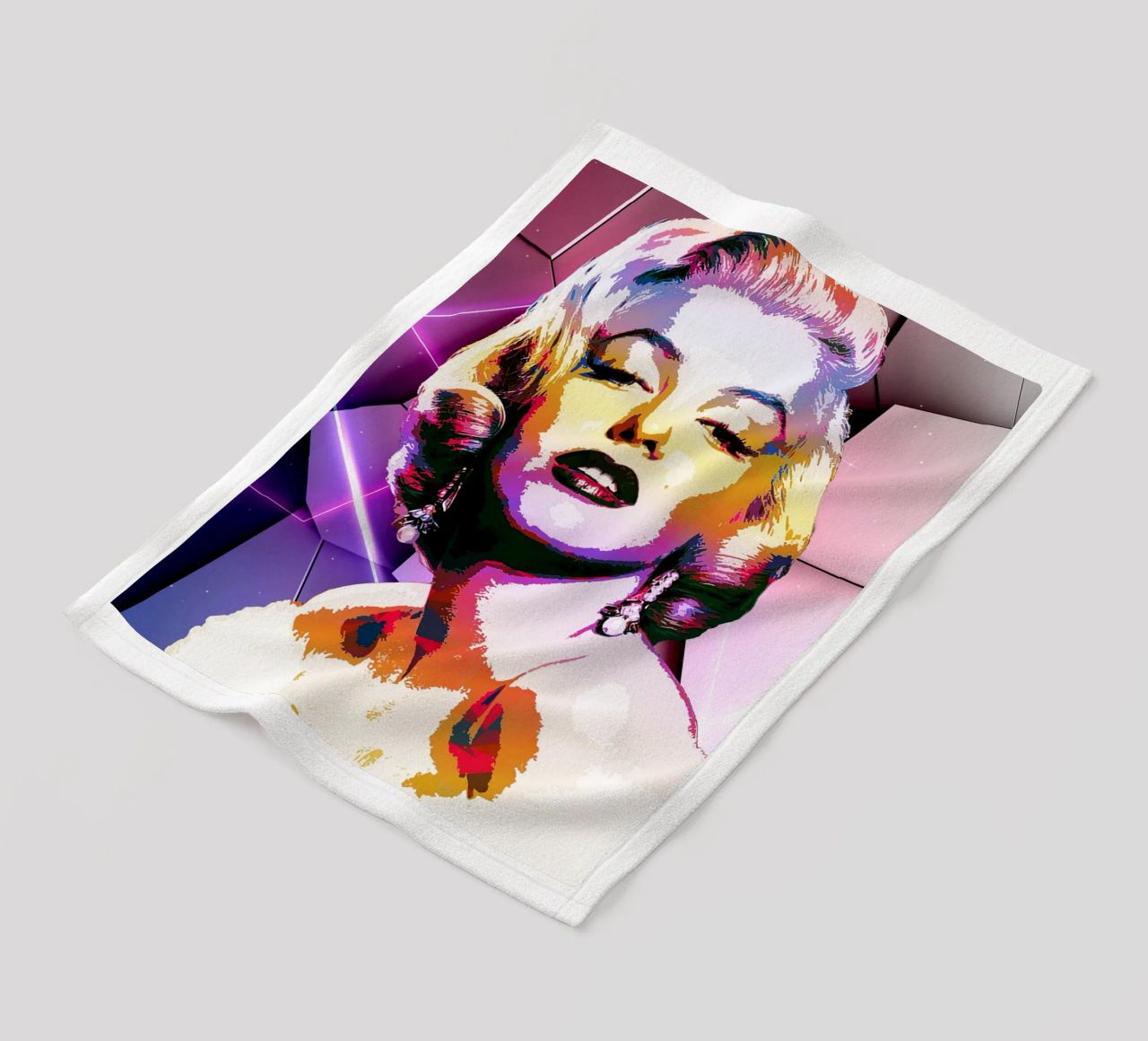 Colore di Monroe coperta in pile da neonartroom