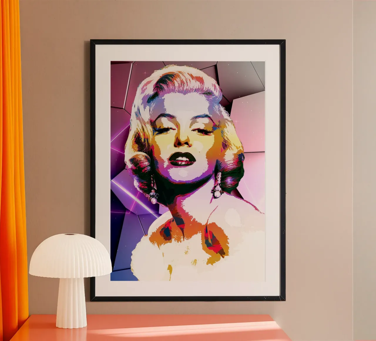 Colore di Monroe poster da neonartroom