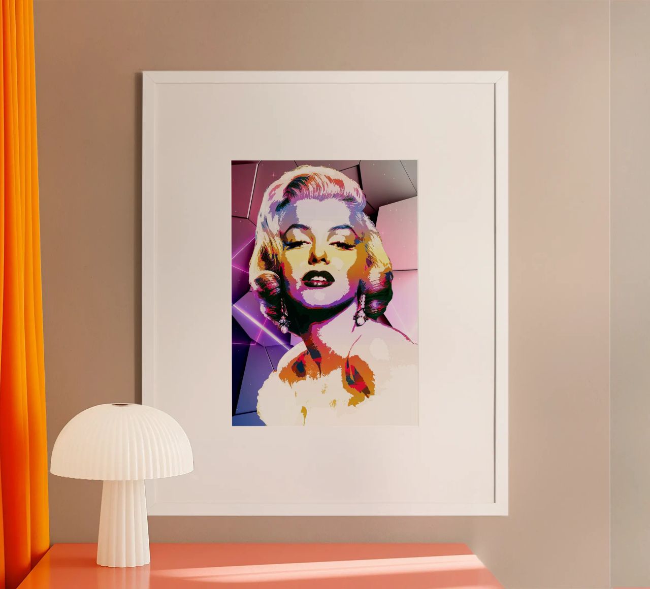 Colore di Monroe poster da neonartroom