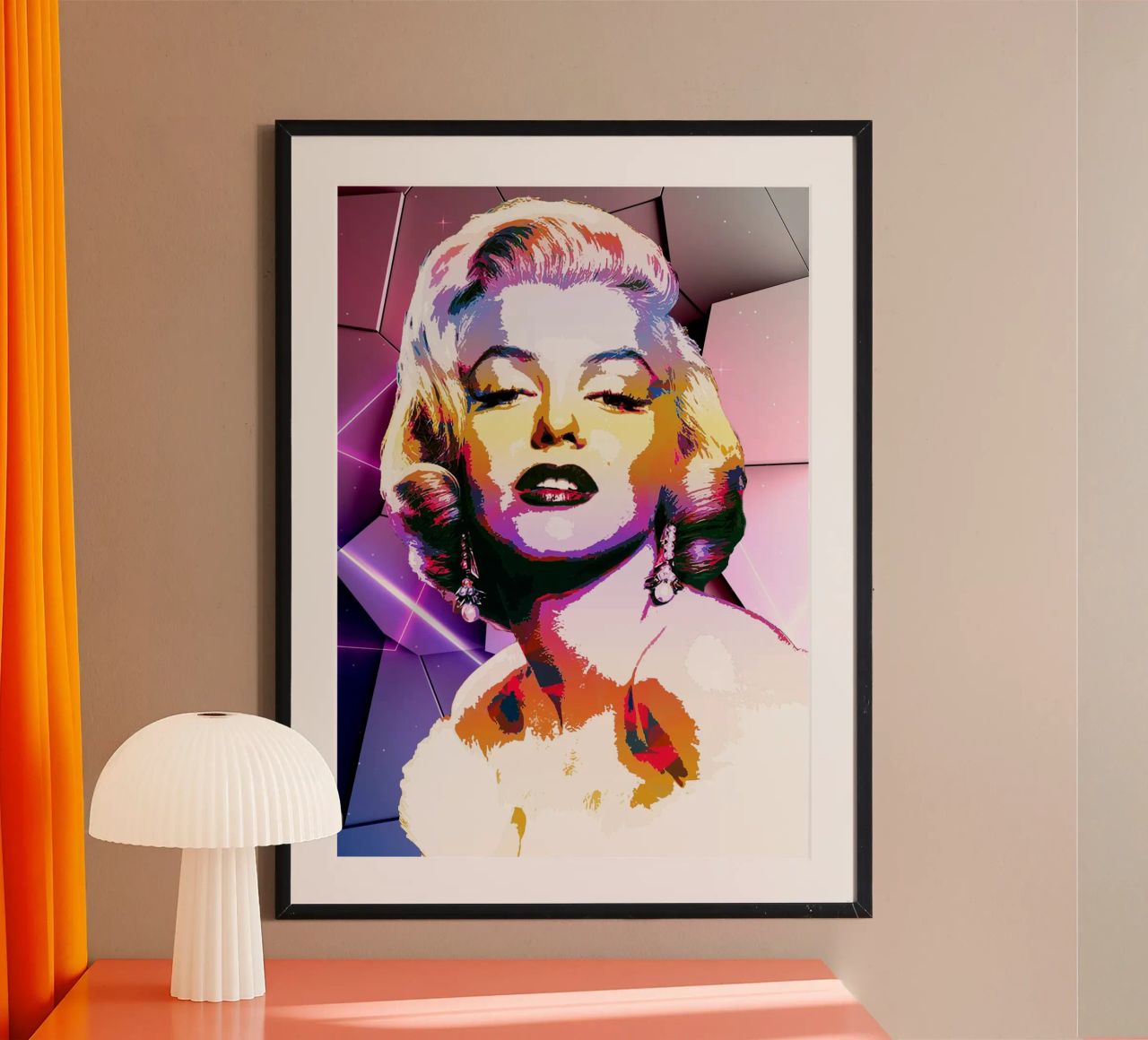 Colore di Monroe poster da neonartroom