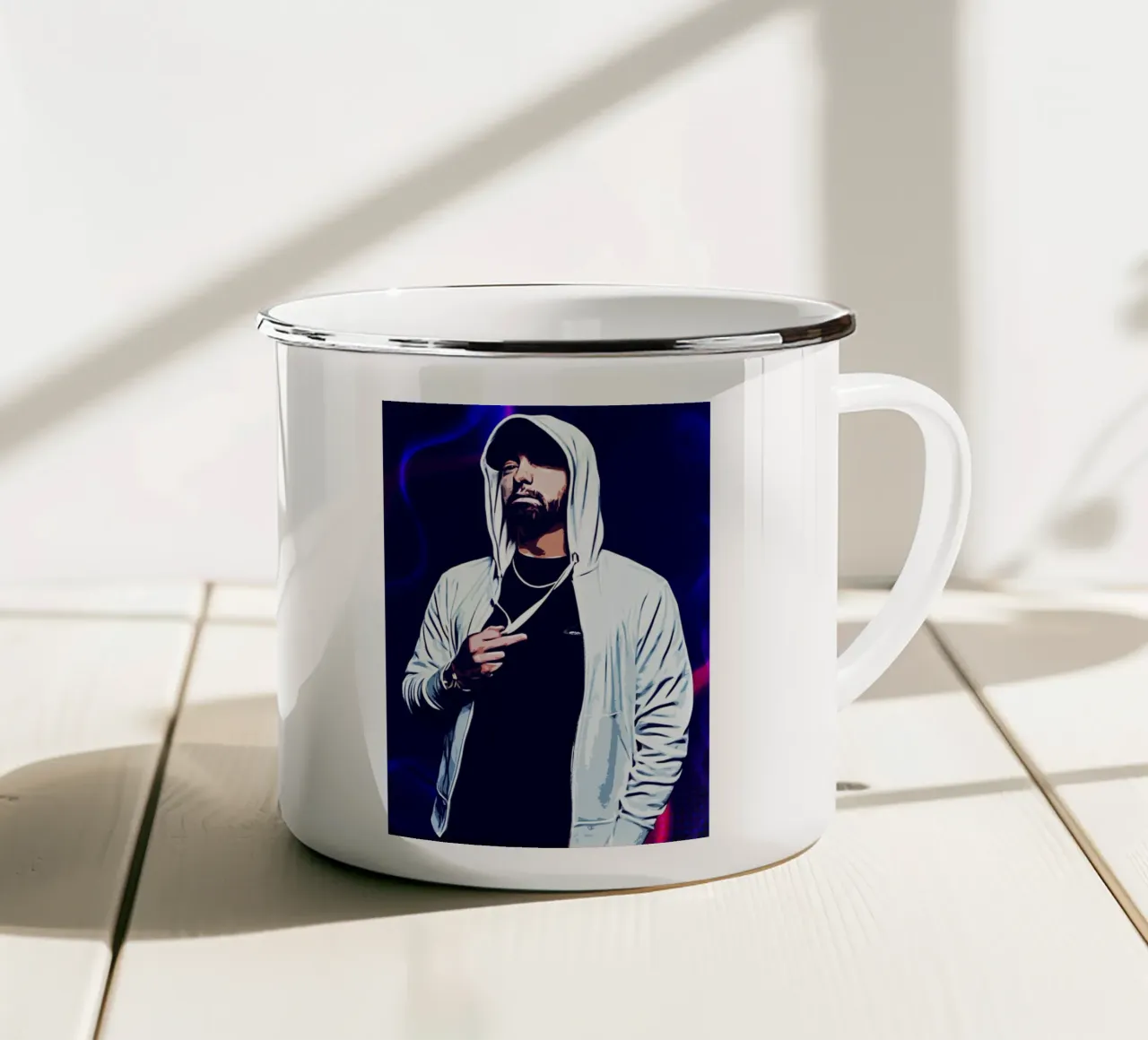 Arte di Eminem tazza in smalto da neonartroom