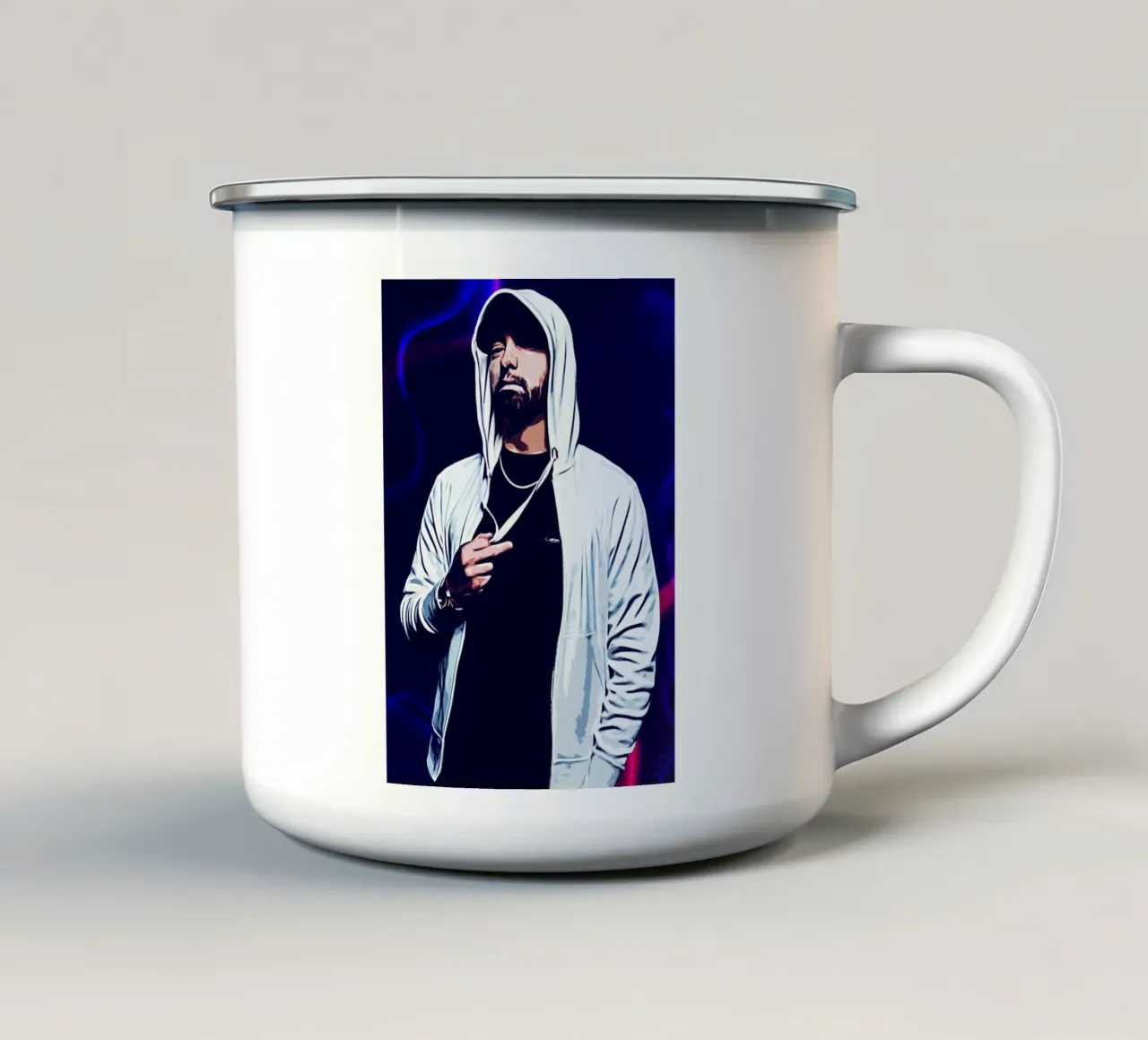 Arte di Eminem tazza in smalto da neonartroom