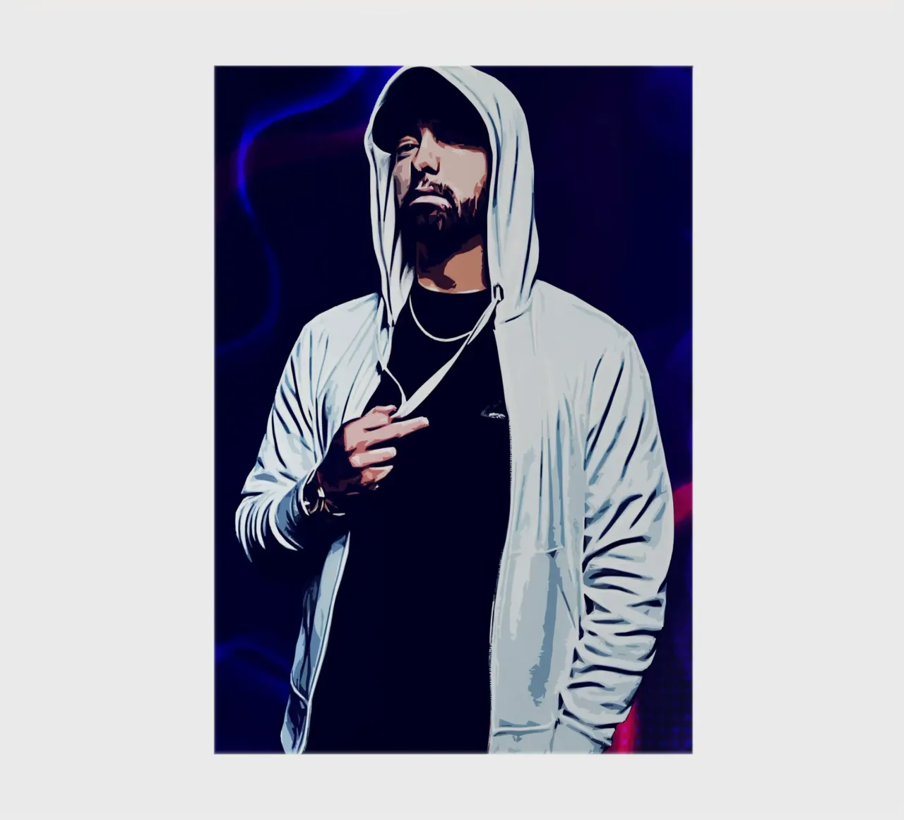 Art of Eminem notebook by neonartroom