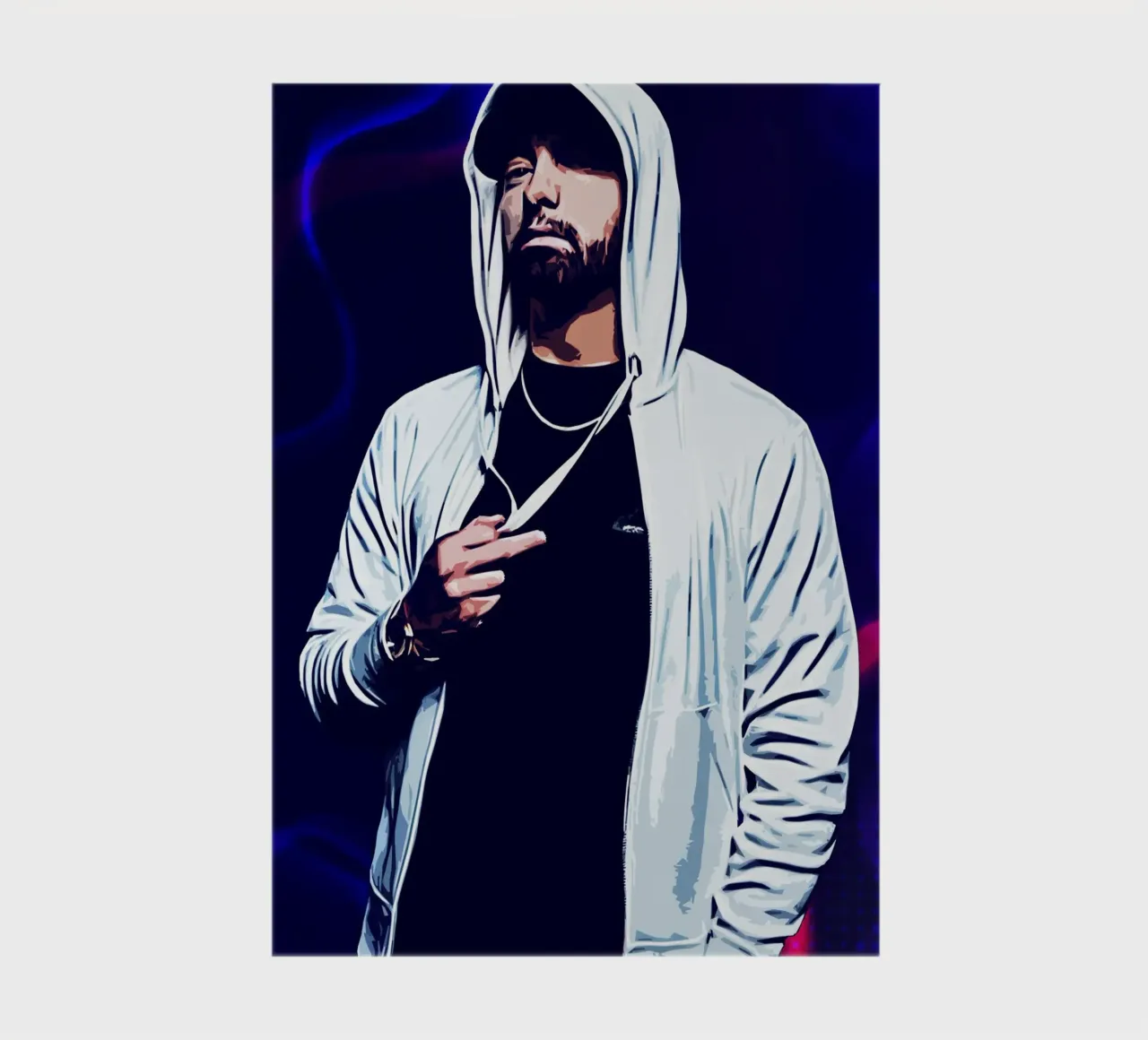 Art of Eminem notebook by neonartroom