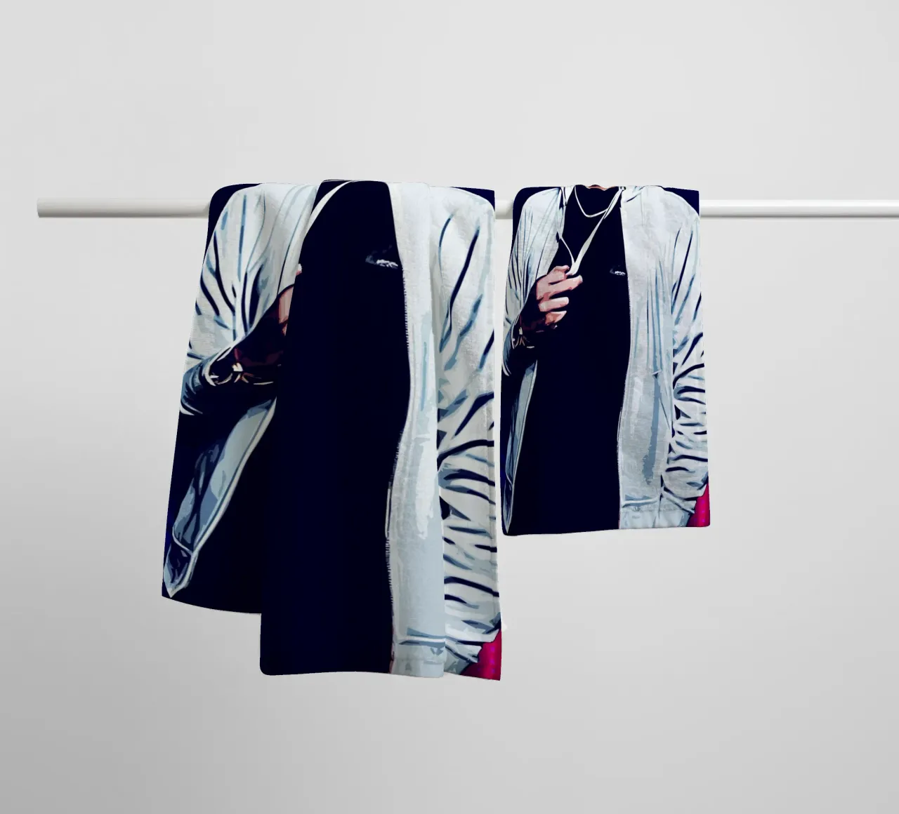Art of Eminem towel by neonartroom