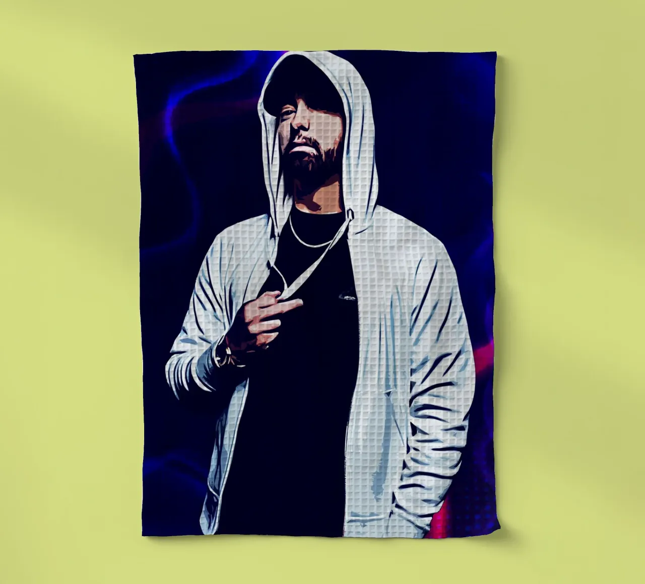 Art of Eminem tea towel by neonartroom