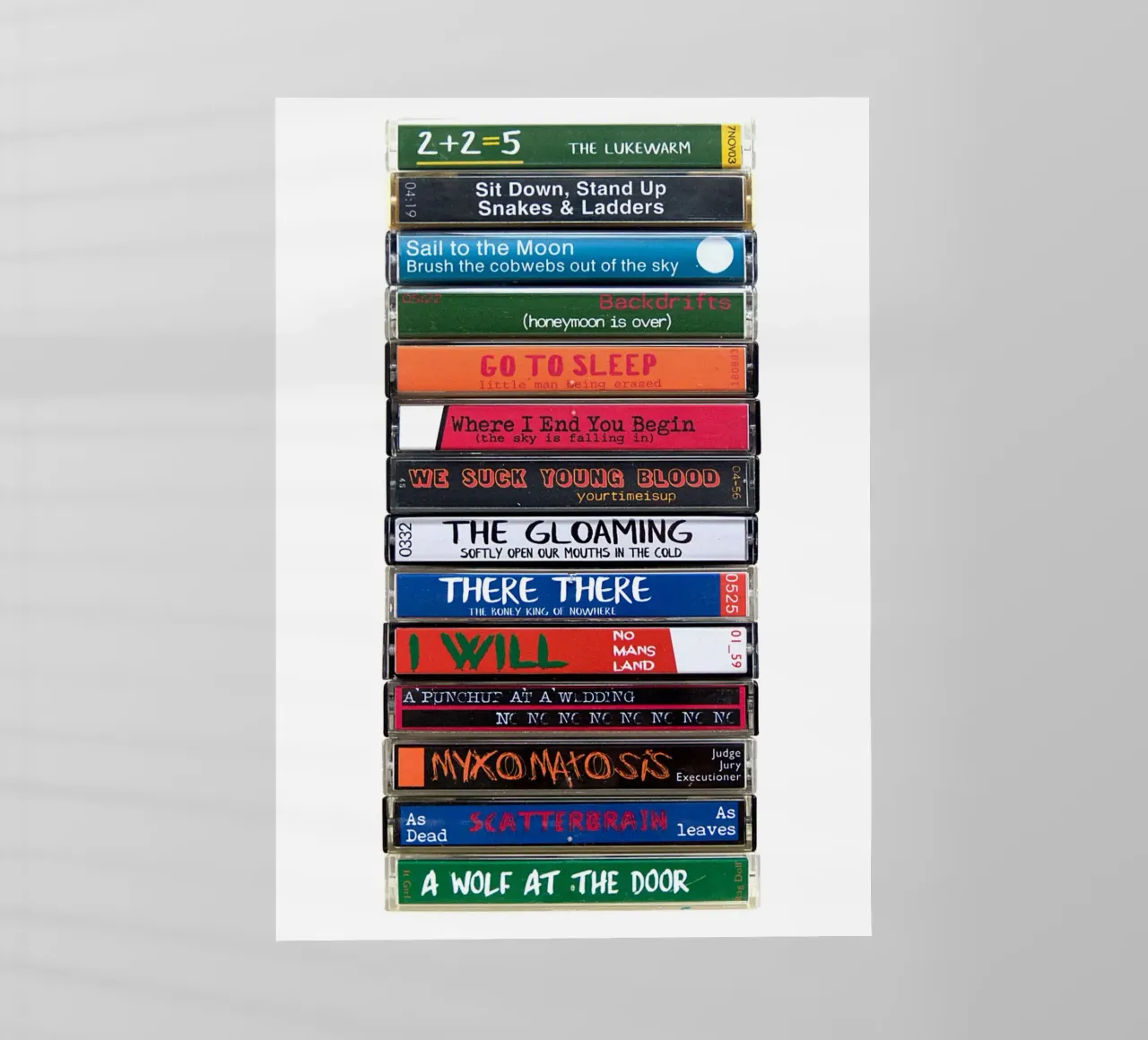 Radiohead - Hail to the Thief - Stampa su cassetta pellicola backlit da MrMustardPrints