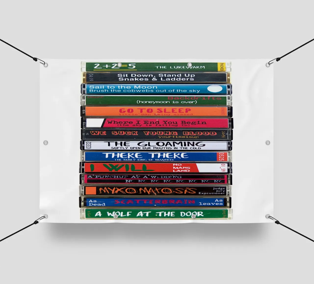 Radiohead - Hail to the Thief - Stampa su cassetta telo in pvc da MrMustardPrints