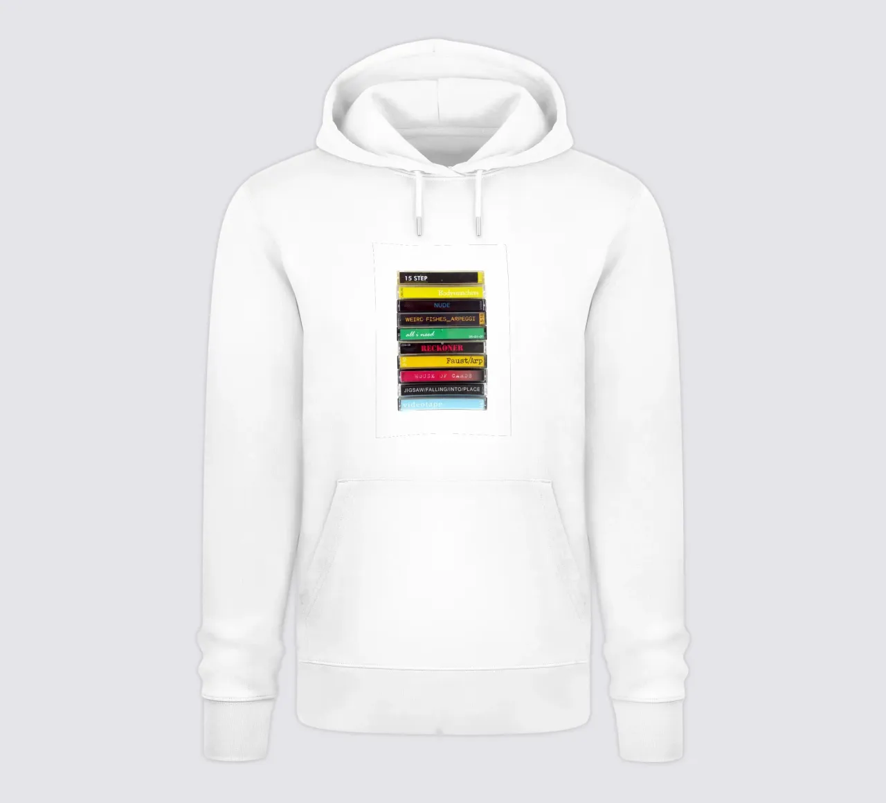 Radiohead - In Rainbows - Stampa su cassetta felpa con cappuccio da MrMustardPrints