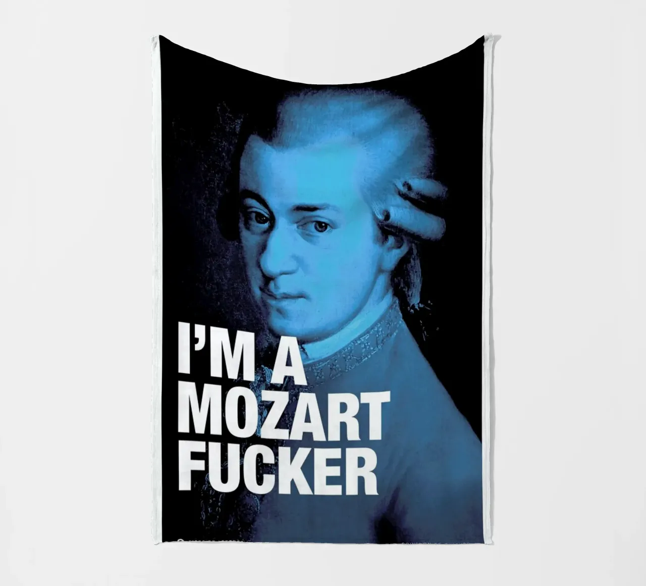 Mozart coperta in pile da Fists Et Lettres