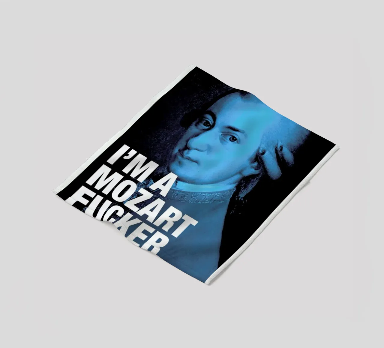 Mozart coperta in pile da Fists Et Lettres