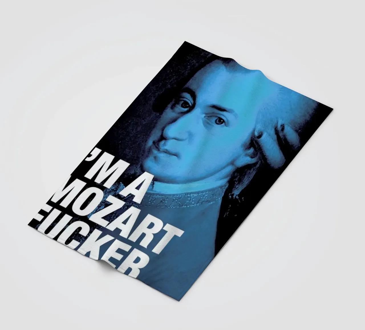 Mozart coperta in pile da Fists Et Lettres