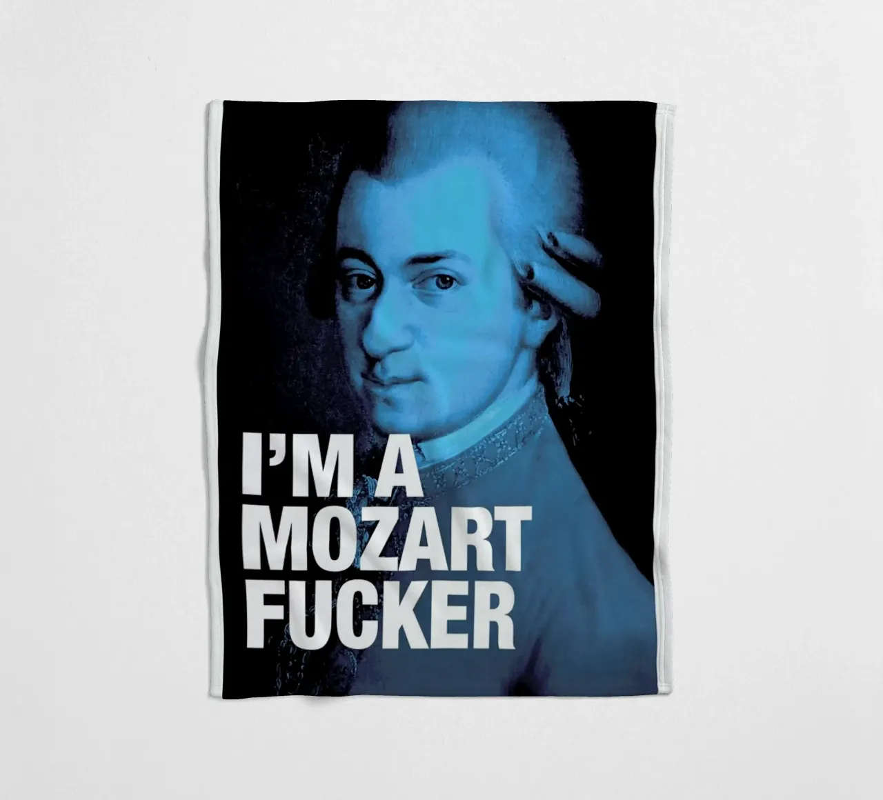 Mozart coperta in pile da Fists Et Lettres