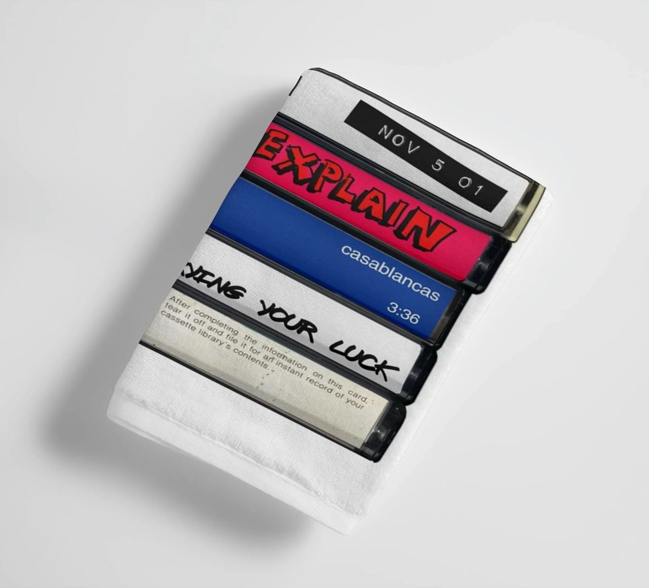 The Strokes - Is this It - Cassette Print towel by MrMustardPrints
