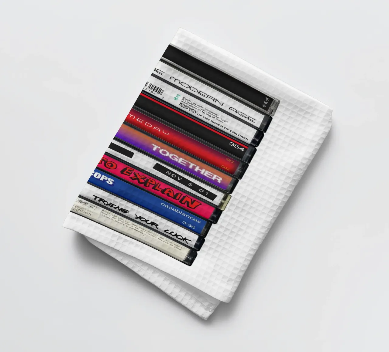 The Strokes - Is this It - Cassette Print torchon de MrMustardPrints