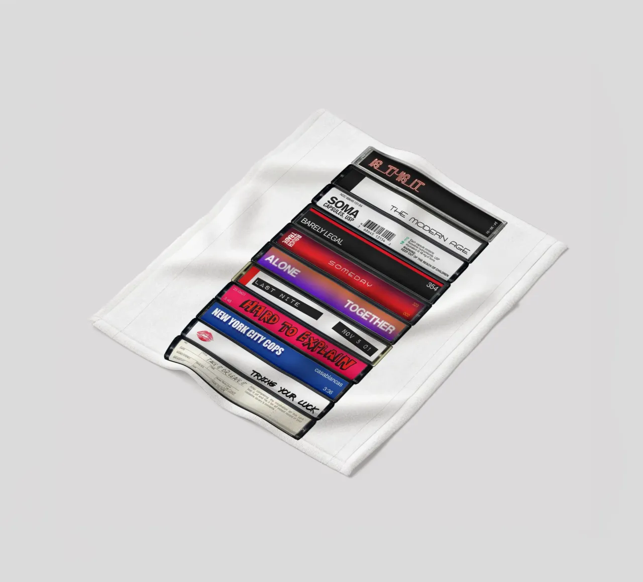 The Strokes - Is this It - Stampa su cassetta coperta in pile da MrMustardPrints