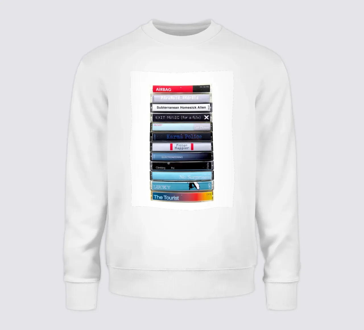 Radiohead - OK Computer - Stampa su cassetta felpa da MrMustardPrints