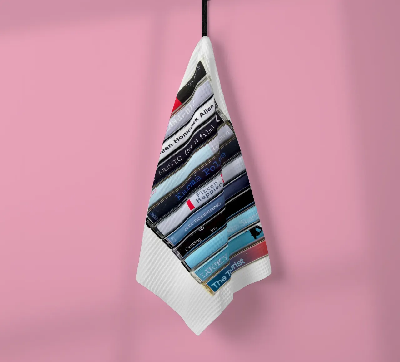 Radiohead - OK Computer - Cassette imprimée torchon de MrMustardPrints