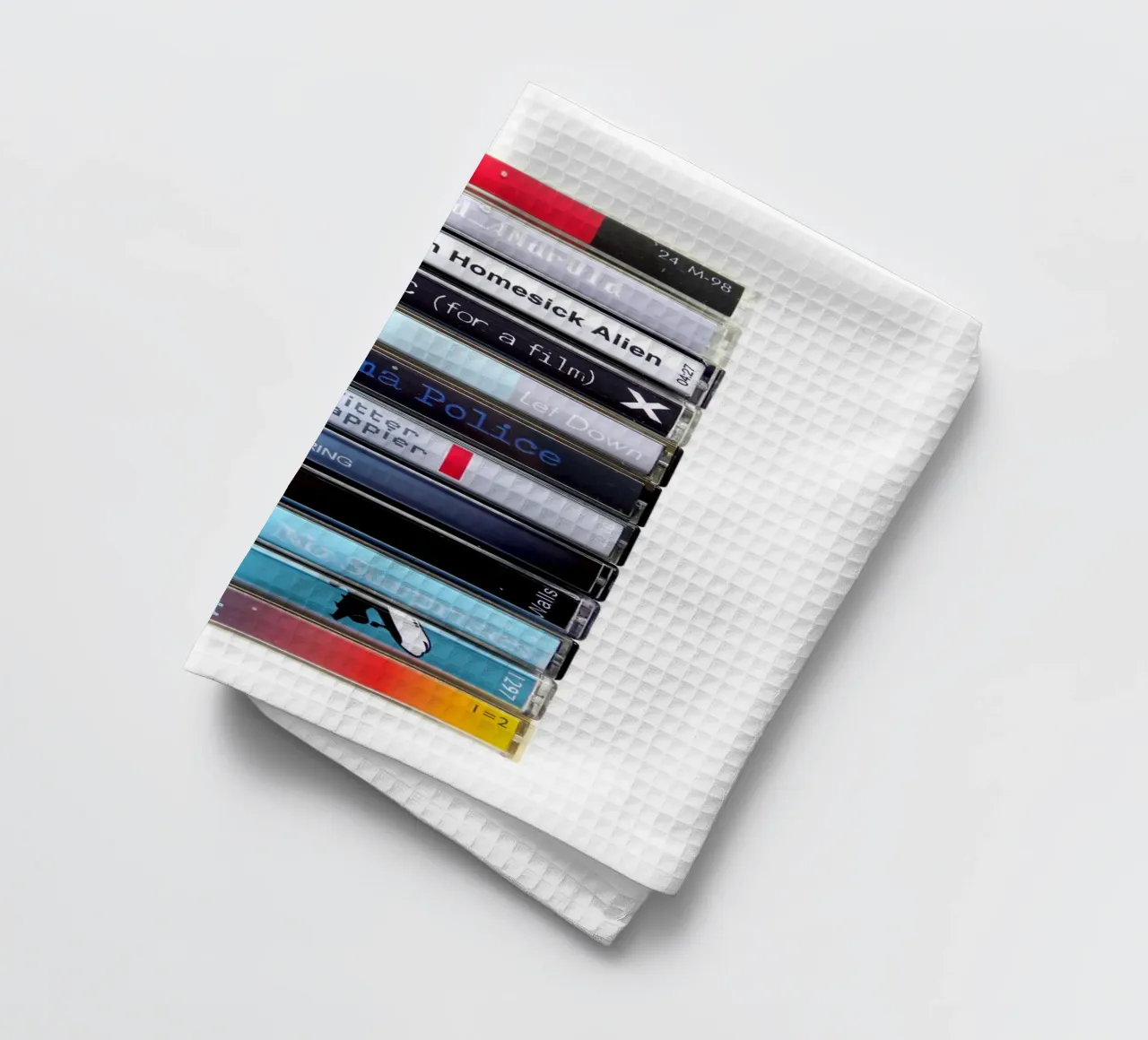 Radiohead - OK Computer - Cassette imprimée torchon de MrMustardPrints