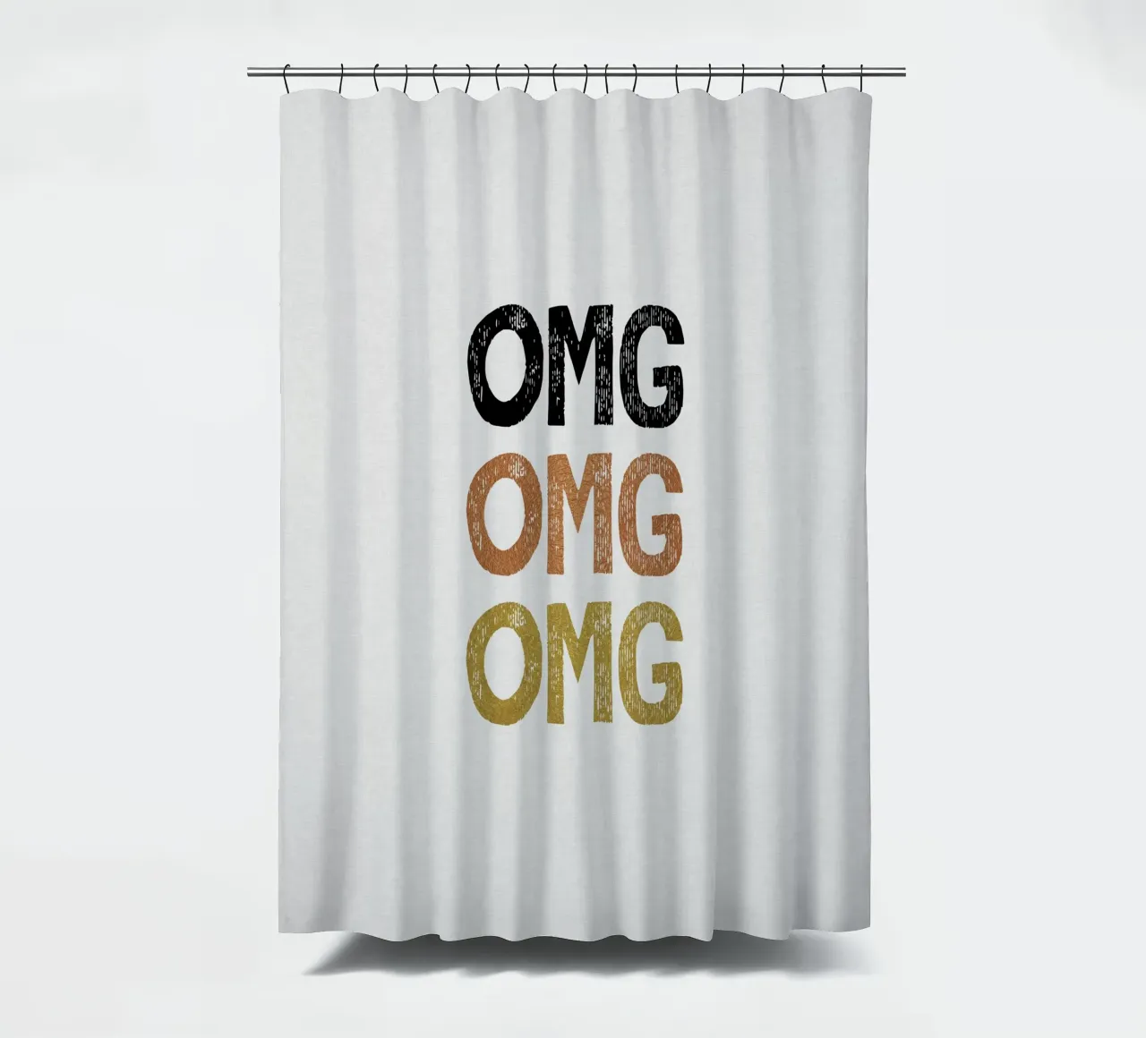 OMG Funny Quote tenda da doccia da Orara Studio