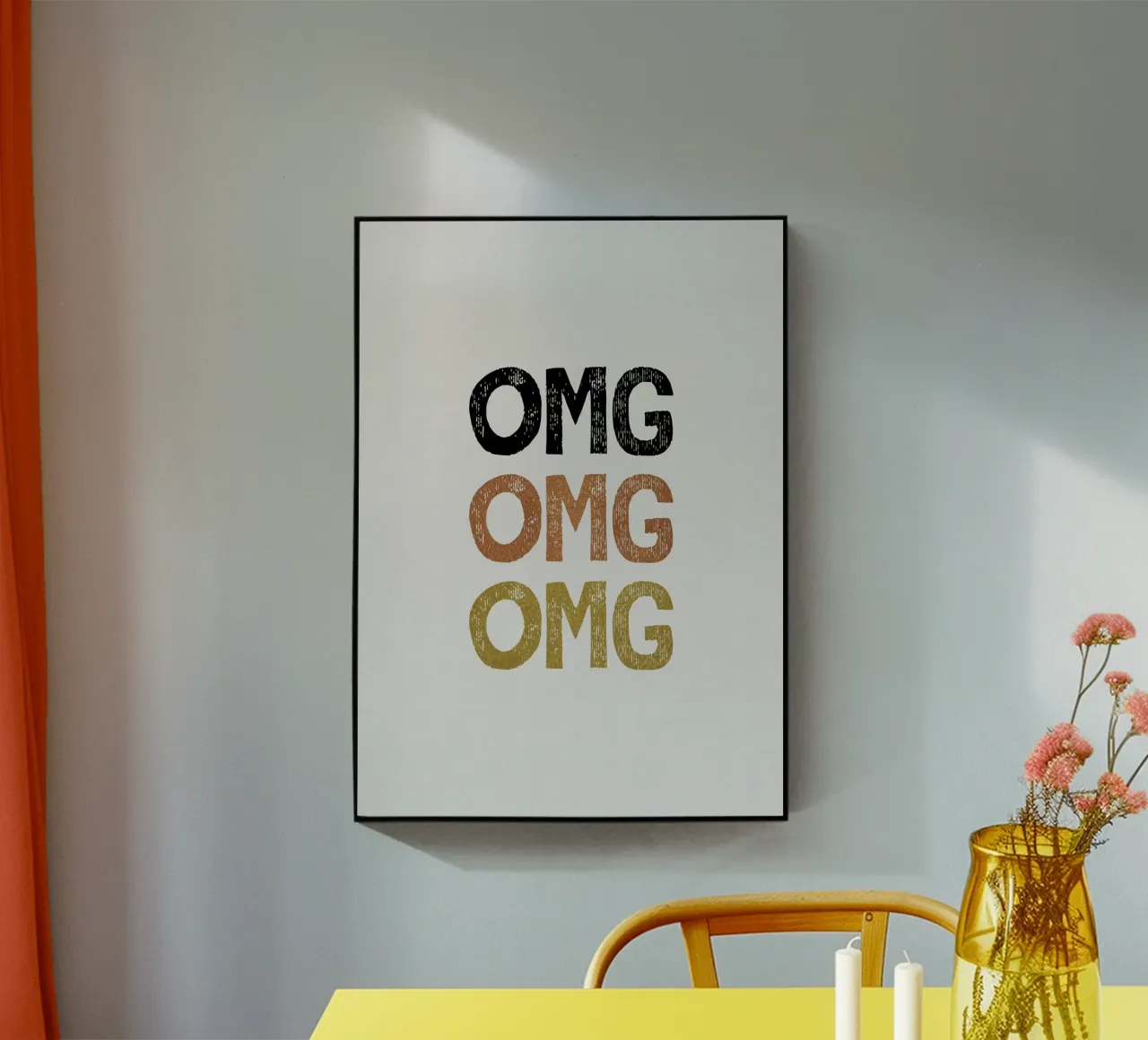 OMG Funny Quote plexiglass da Orara Studio