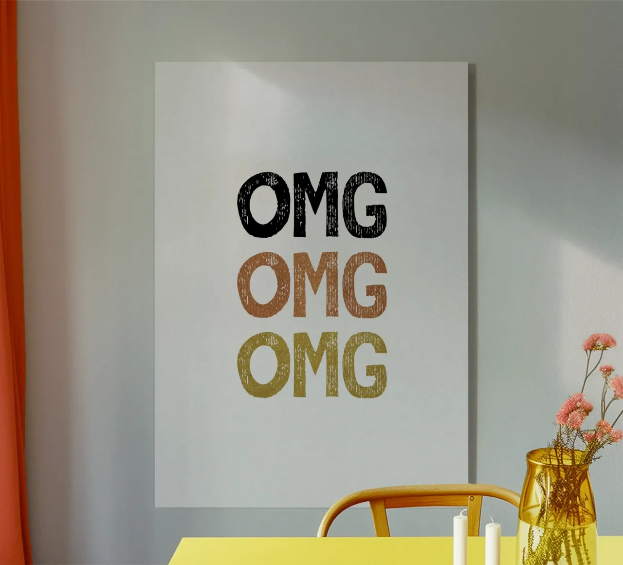 OMG Funny Quote plexiglass da Orara Studio