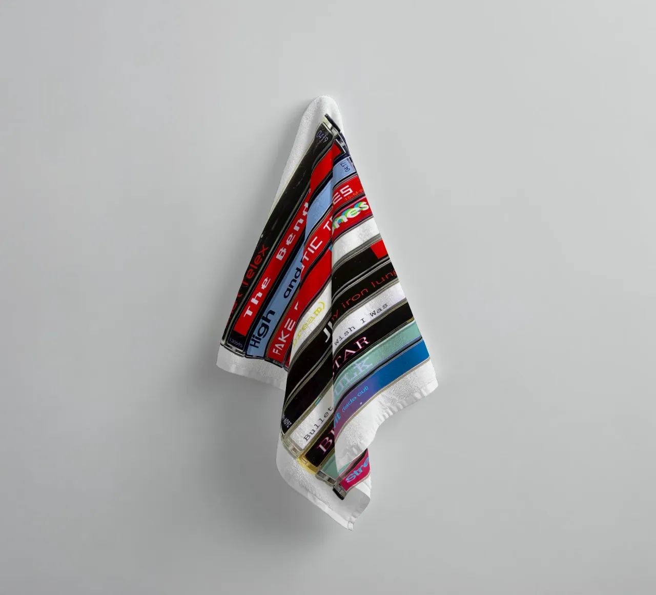 Radiohead - The Bends - Cassette Print towel by MrMustardPrints