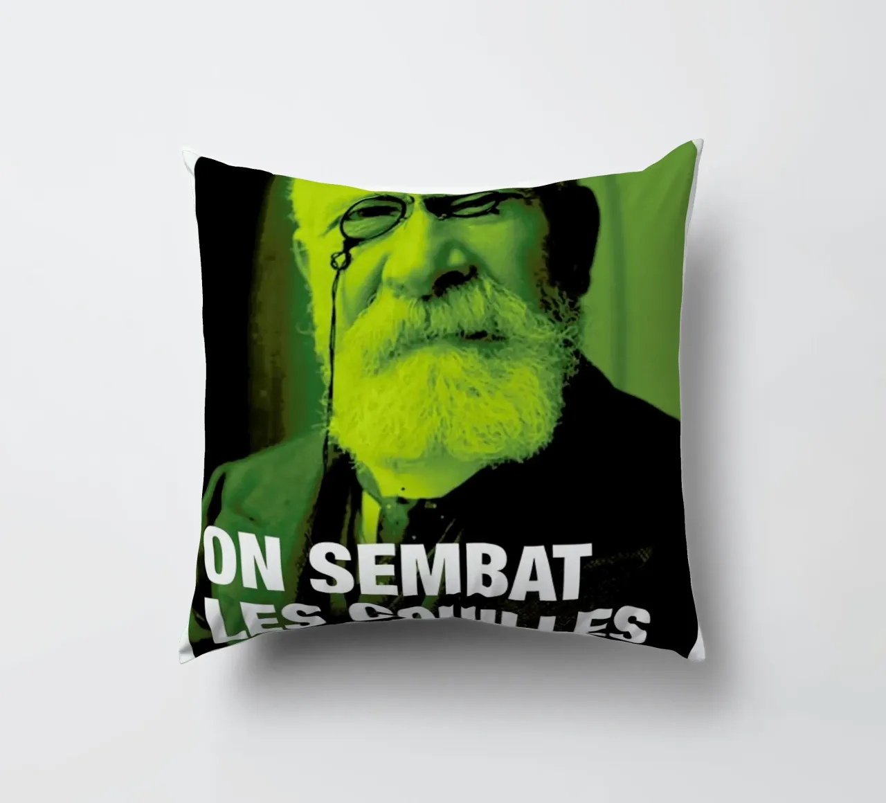 Sembat decorative cushion by Fists Et Lettres