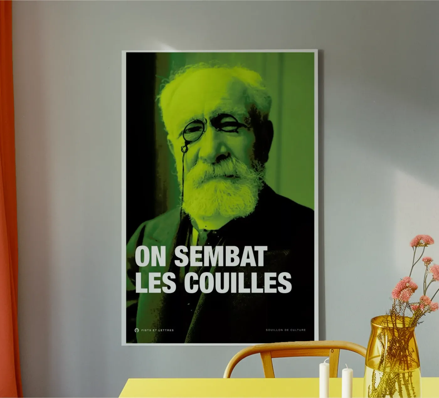 Sembat canvas van Fists Et Lettres