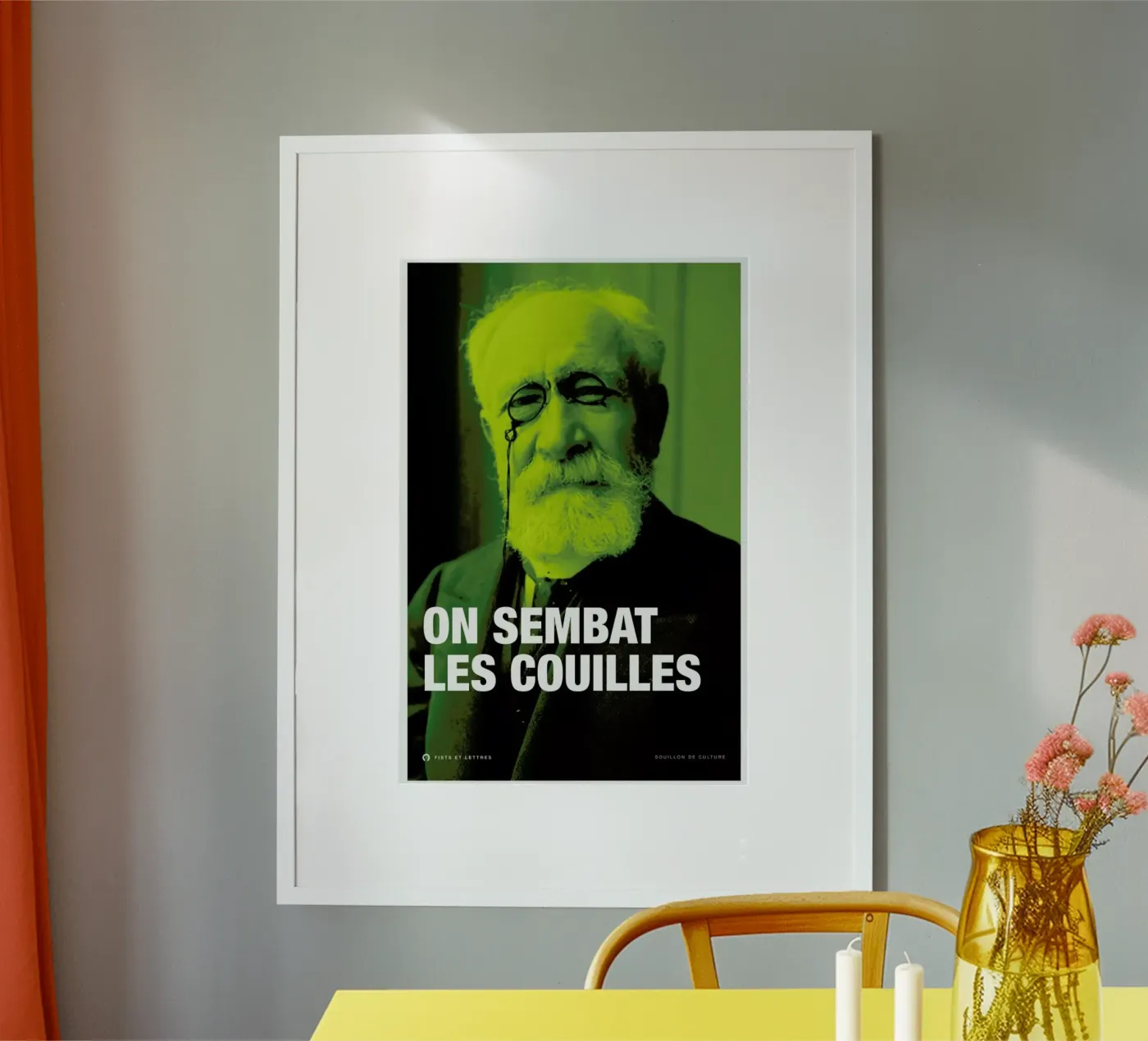 Sembat Poster von Fists Et Lettres