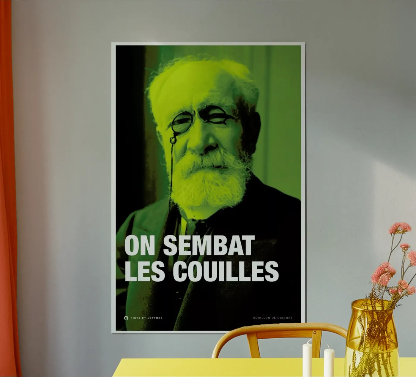 Sembat Poster von Fists Et Lettres