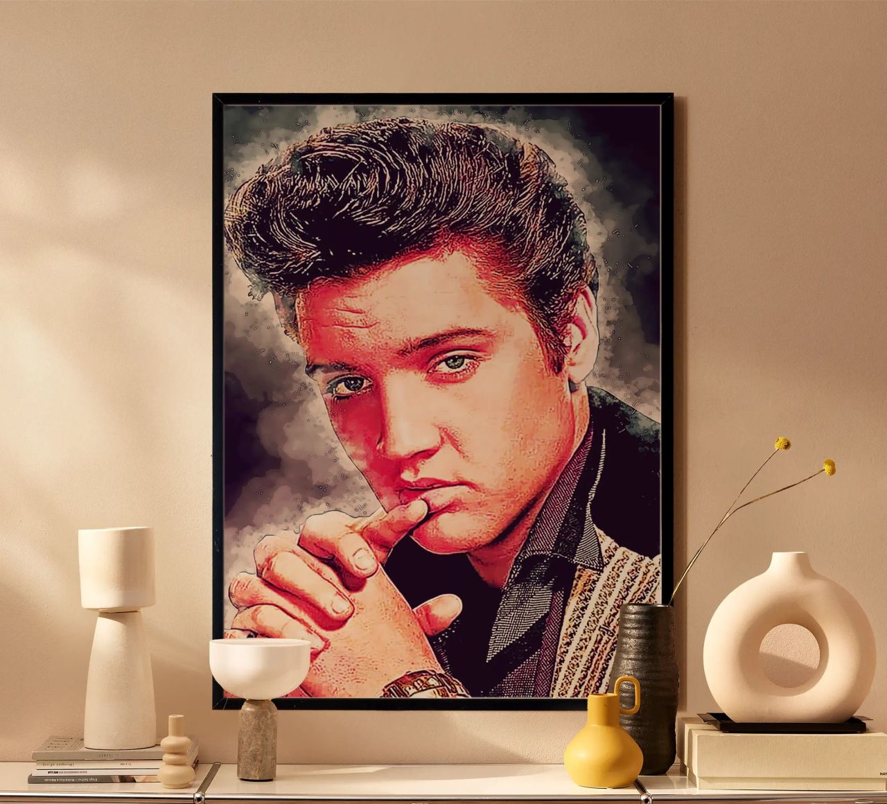 Art of Elvis Presley poster by neonartroom
