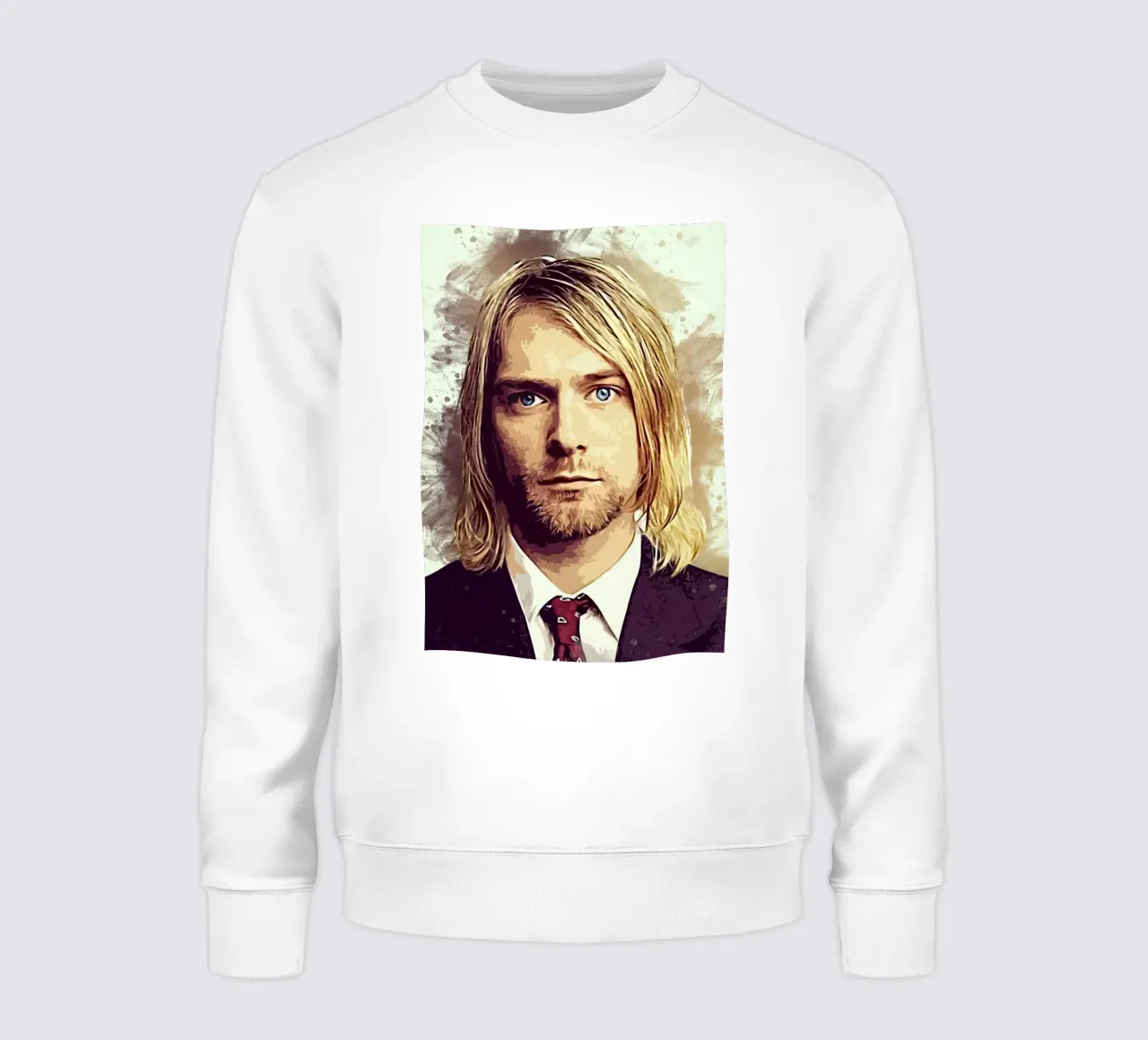 Arte di Cobain felpa da neonartroom