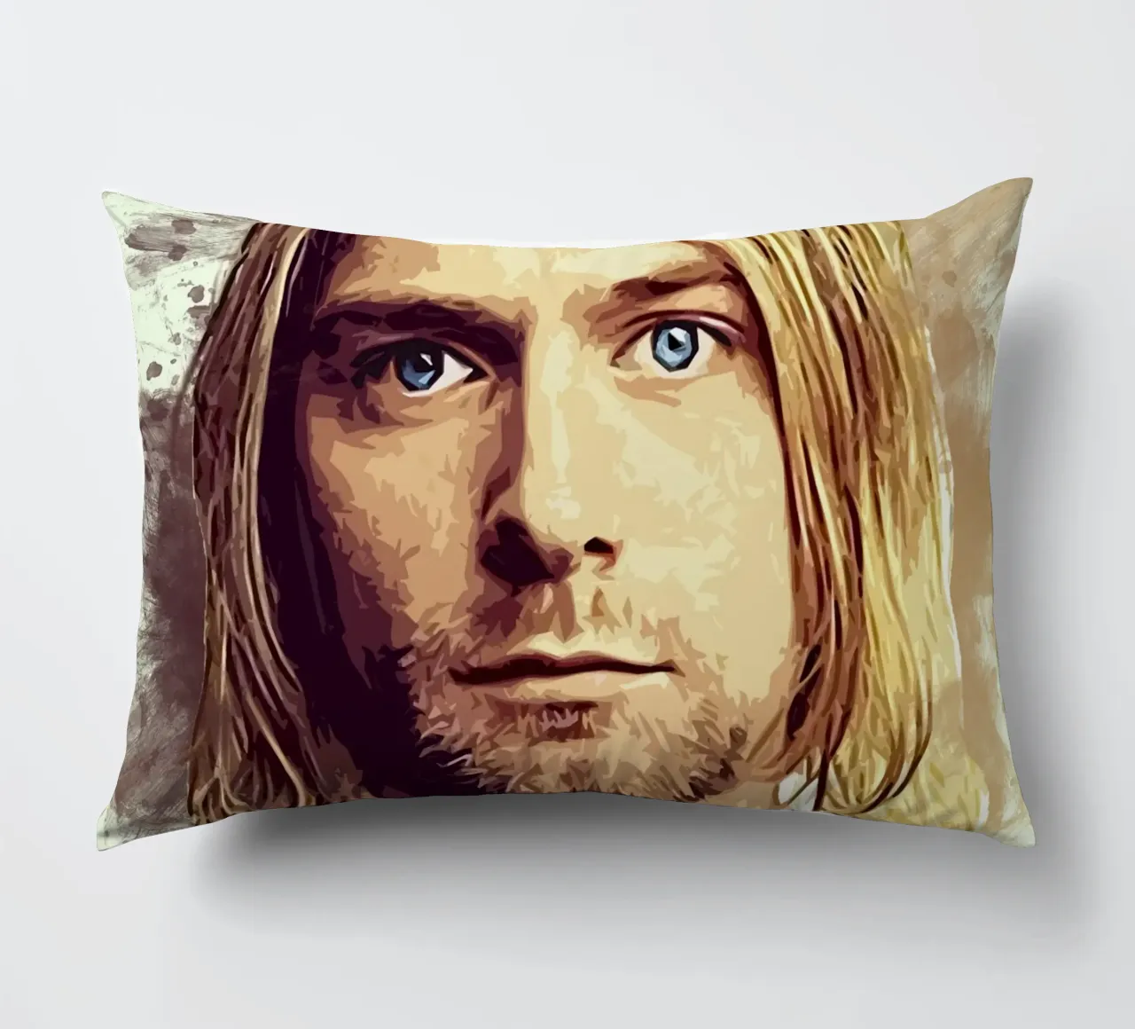 Arte di Cobain cuscino da neonartroom