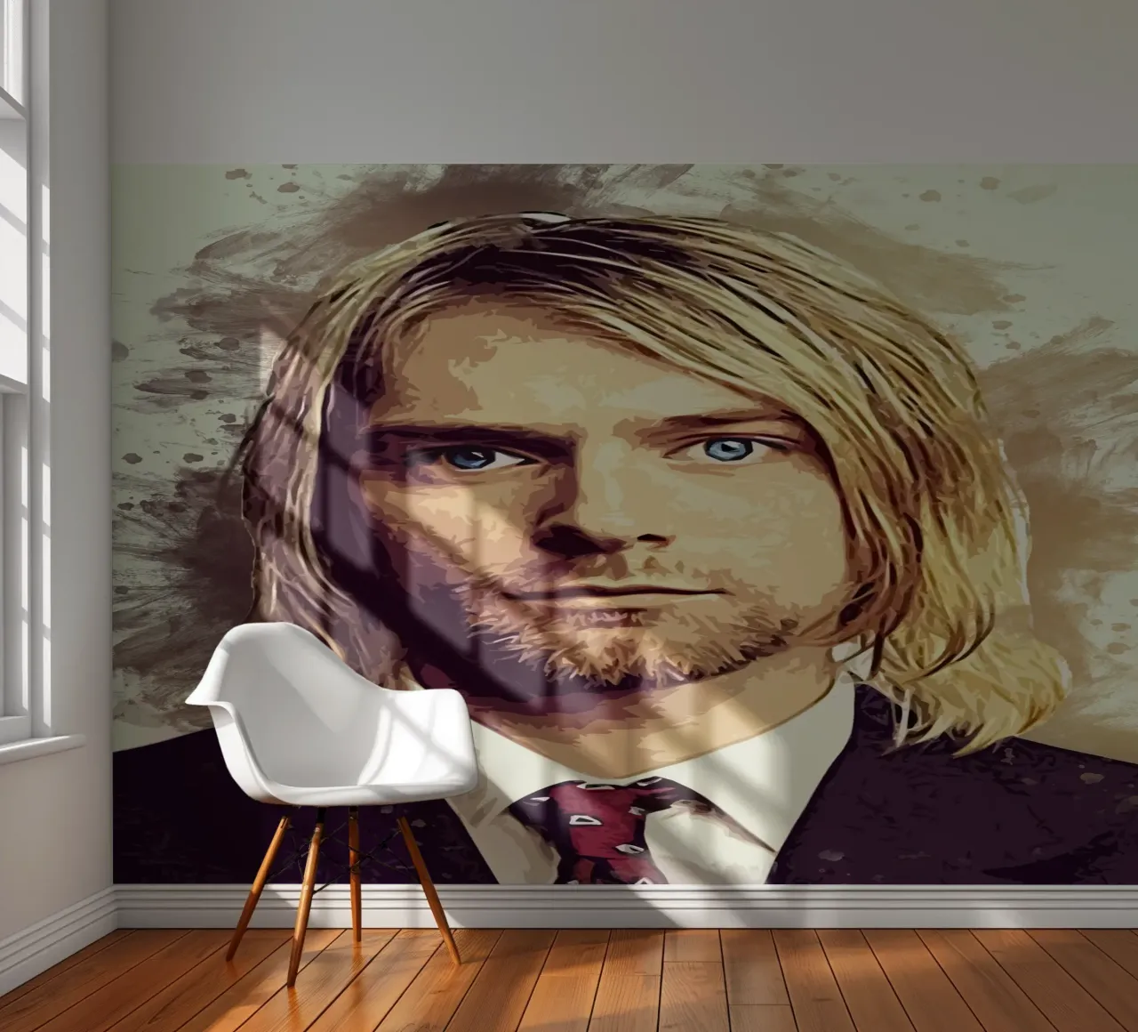 Art of Cobain photo wallpaper by neonartroom