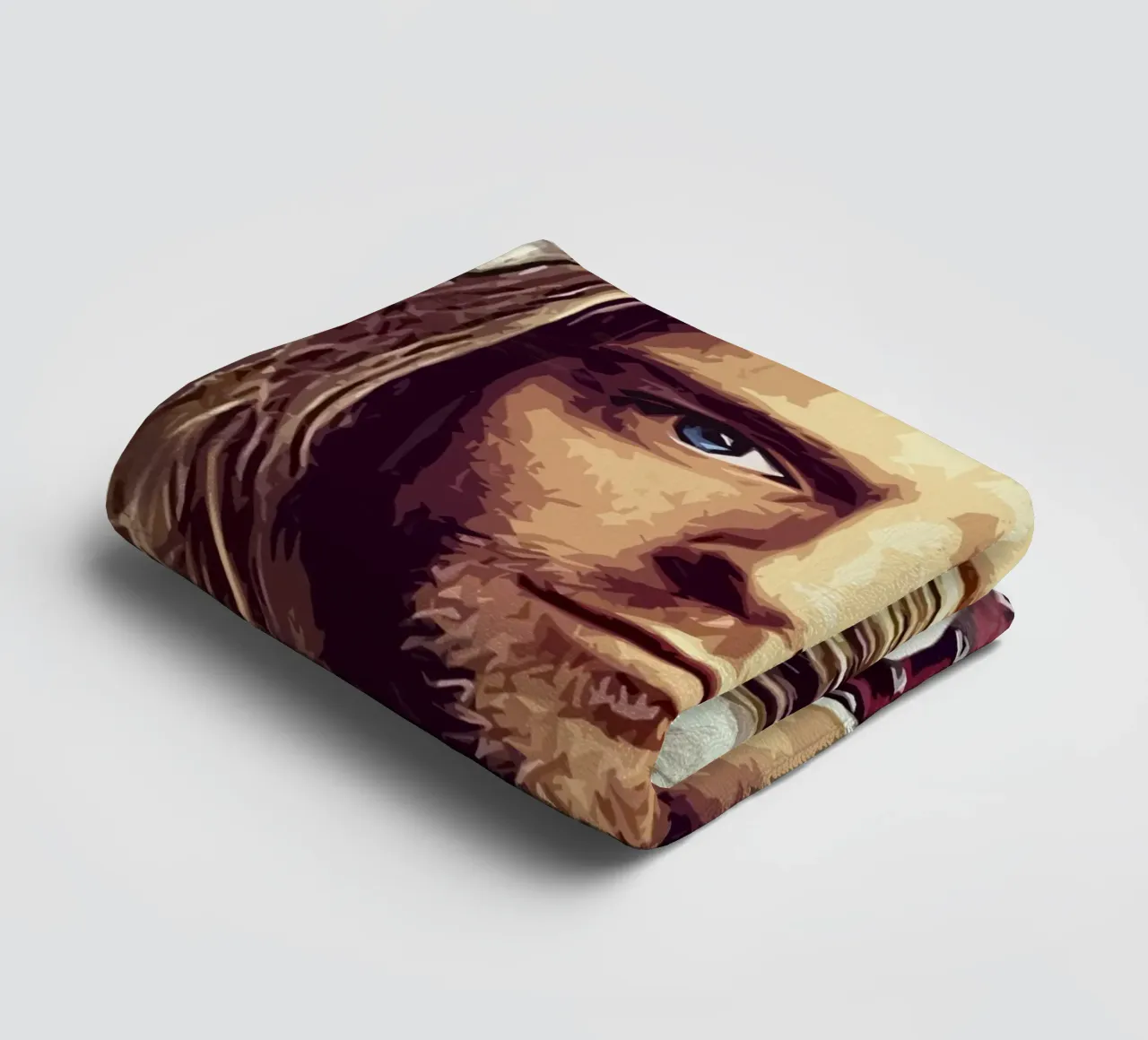 Art of Cobain towel by neonartroom