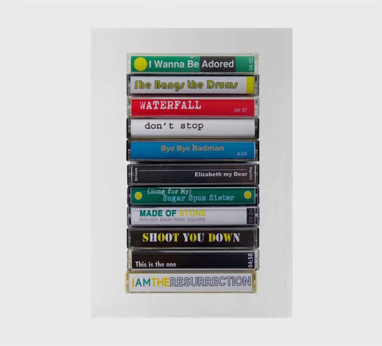 The Stone Roses - Cassette Print notebook by MrMustardPrints