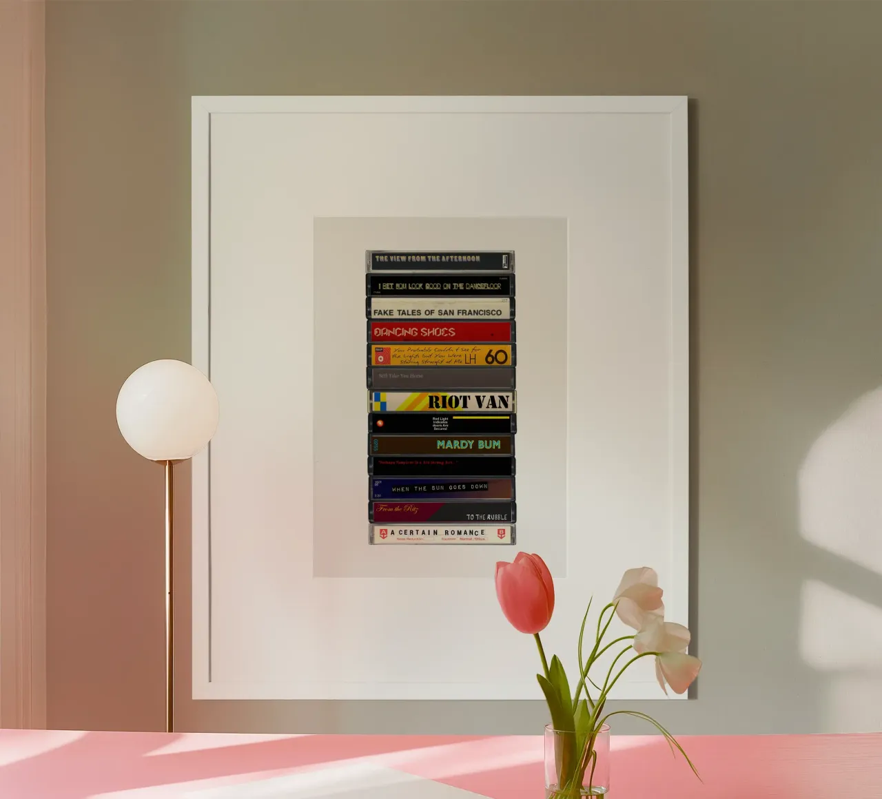 Arctic Monkeys - Whatever People Say I Am - Stampa poster con telaio in legno da MrMustardPrints