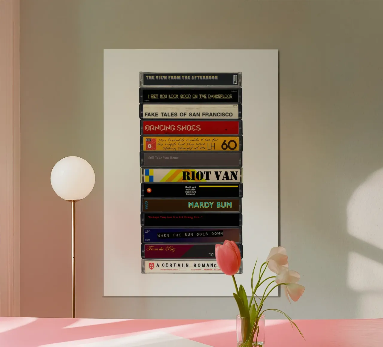 Arctic Monkeys - Whatever People Say I Am - Stampa poster con telaio in legno da MrMustardPrints