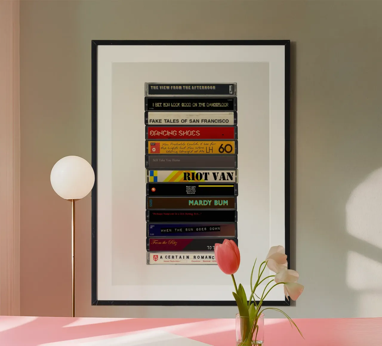 Arctic Monkeys - Whatever People Say I Am - Stampa poster con telaio in legno da MrMustardPrints