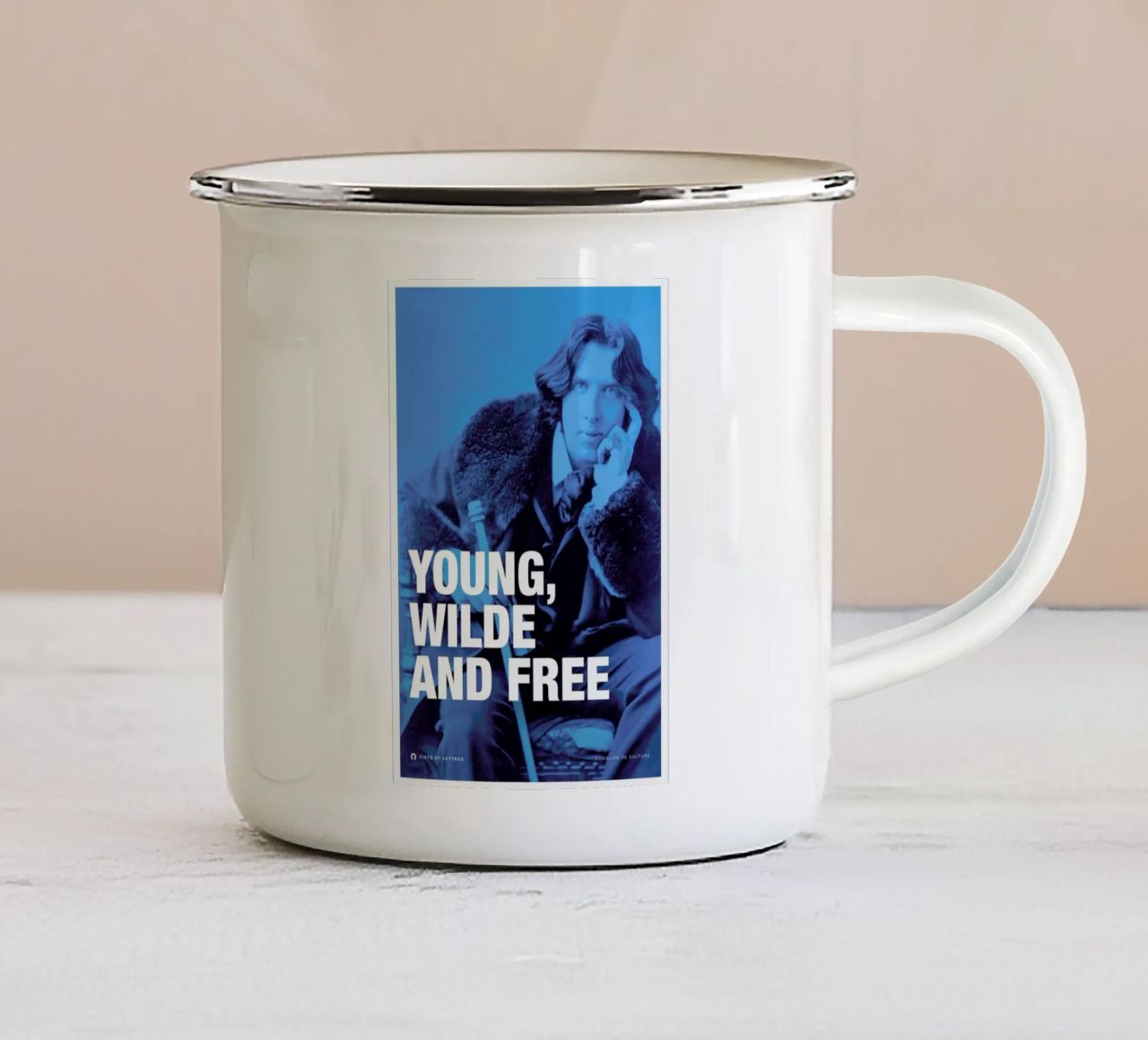 Wilde tazza in smalto da Fists Et Lettres
