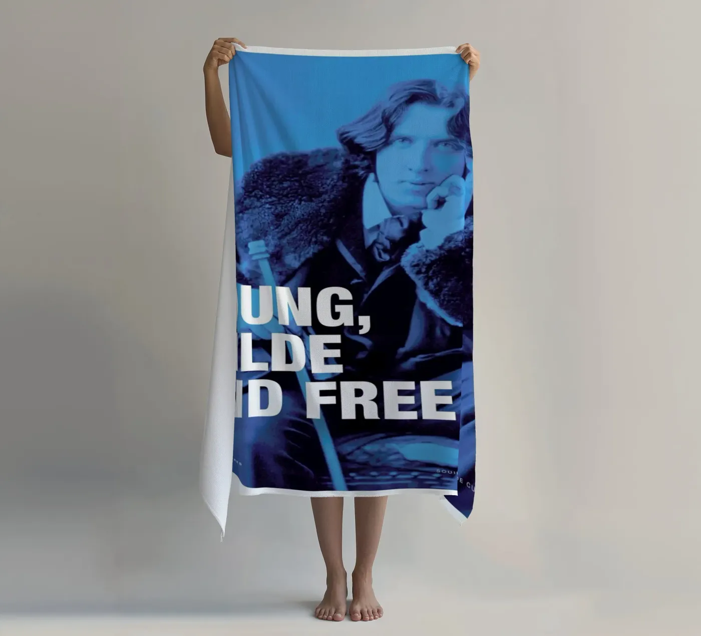 Wilde beach towel by Fists Et Lettres