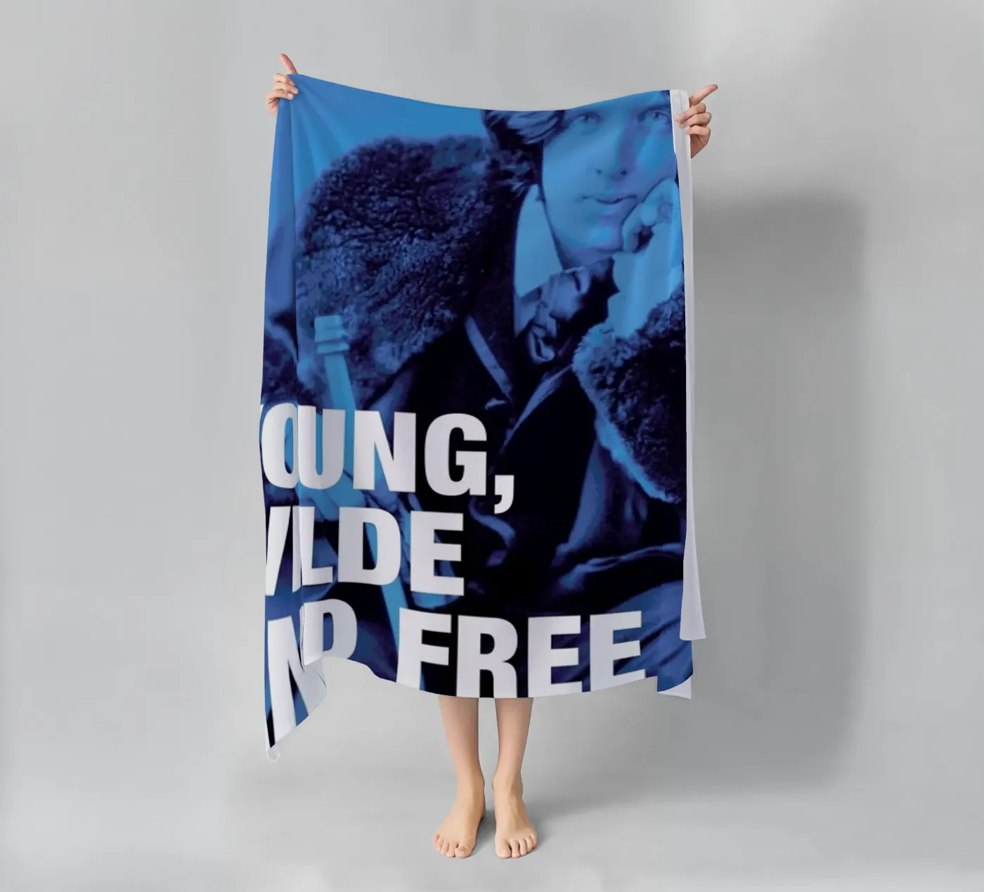 Wilde beach towel by Fists Et Lettres