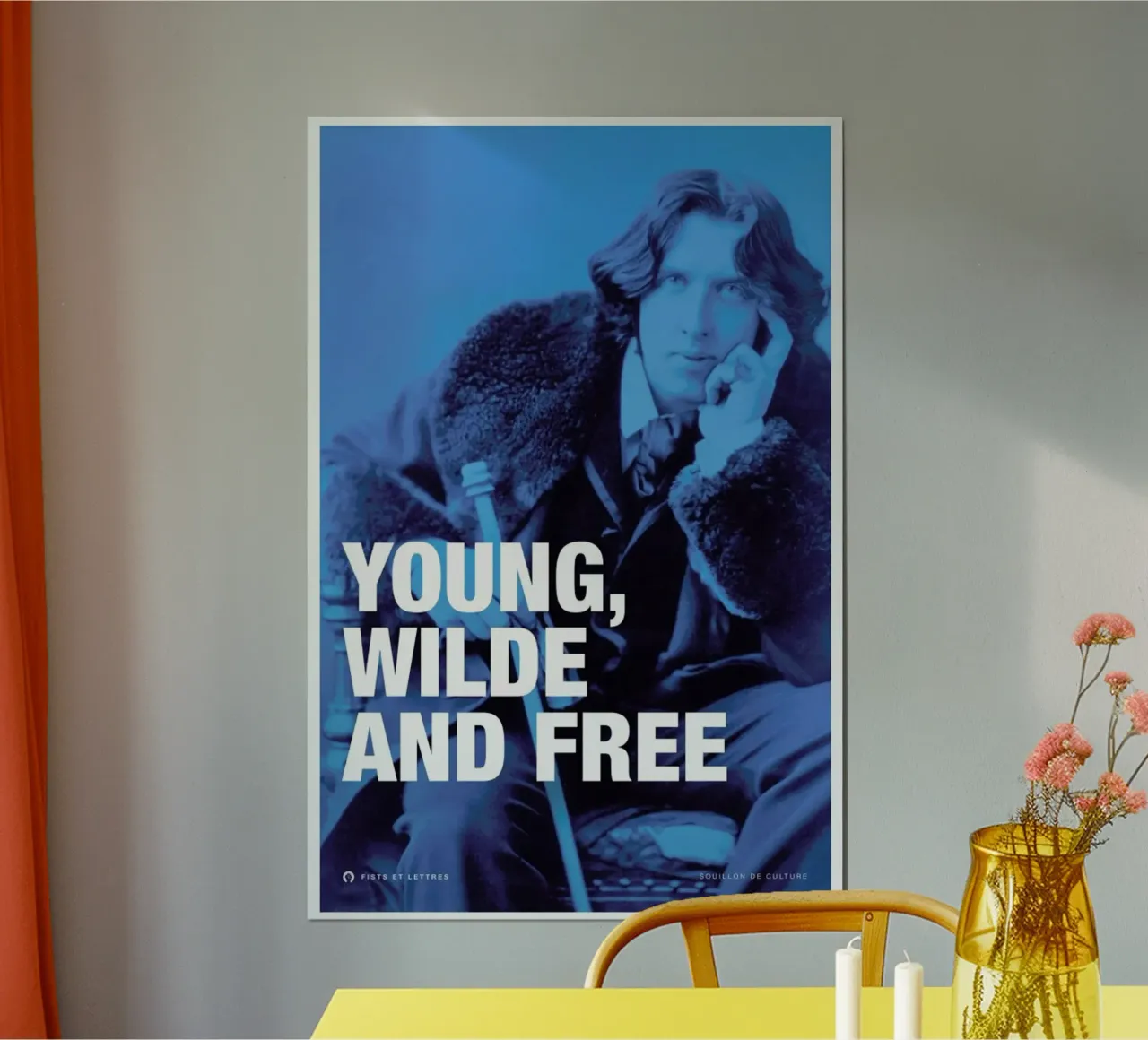 Wilde poster van Fists Et Lettres