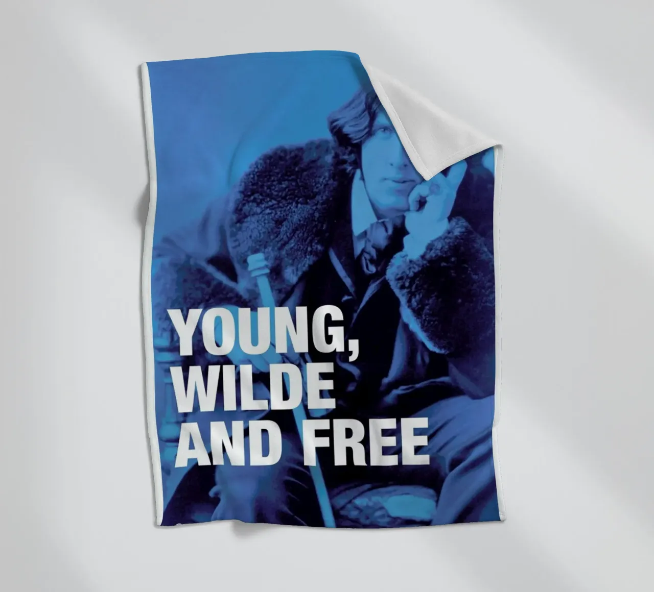 Wilde fleece blanket by Fists Et Lettres