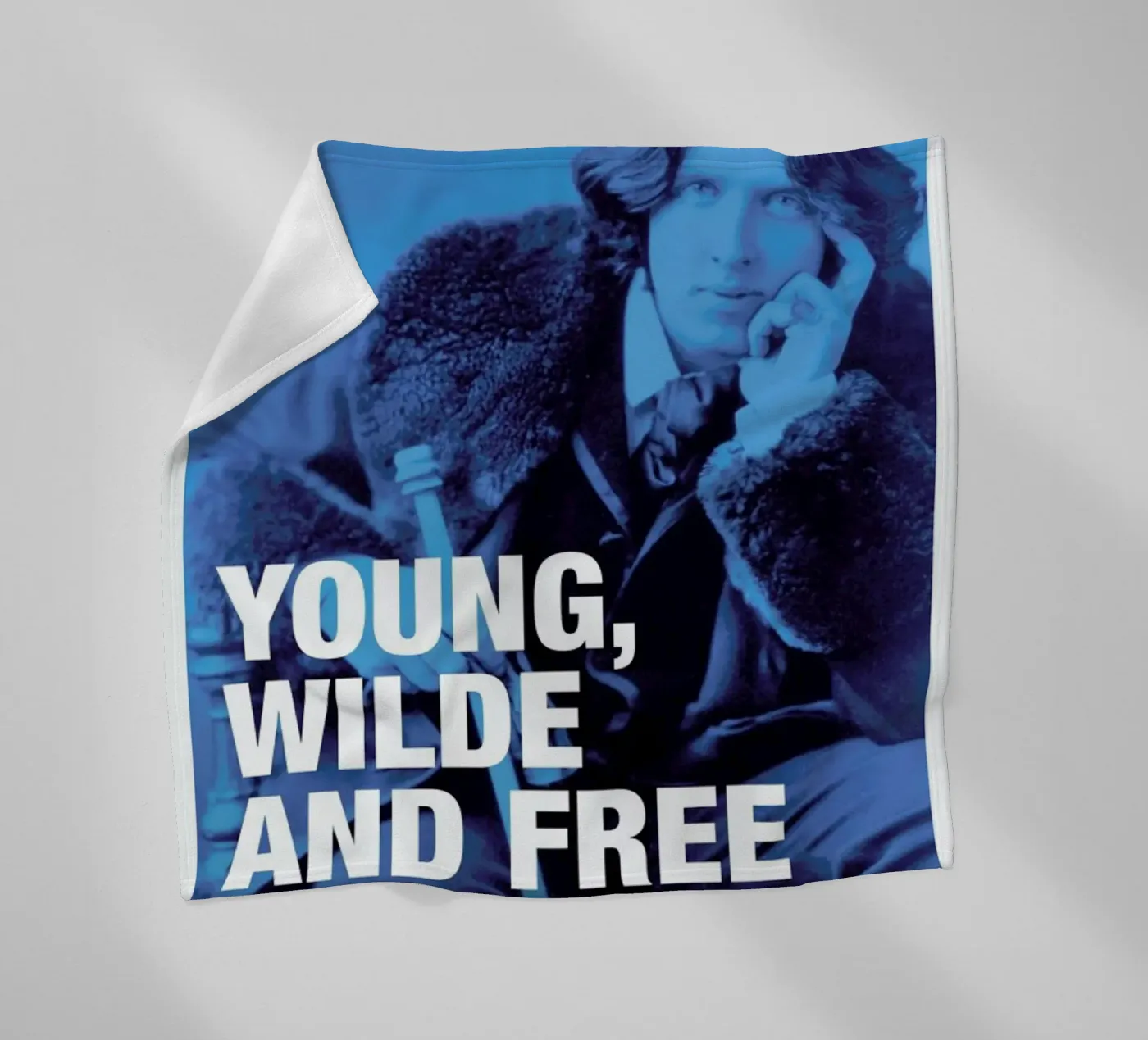 Wilde fleece blanket by Fists Et Lettres